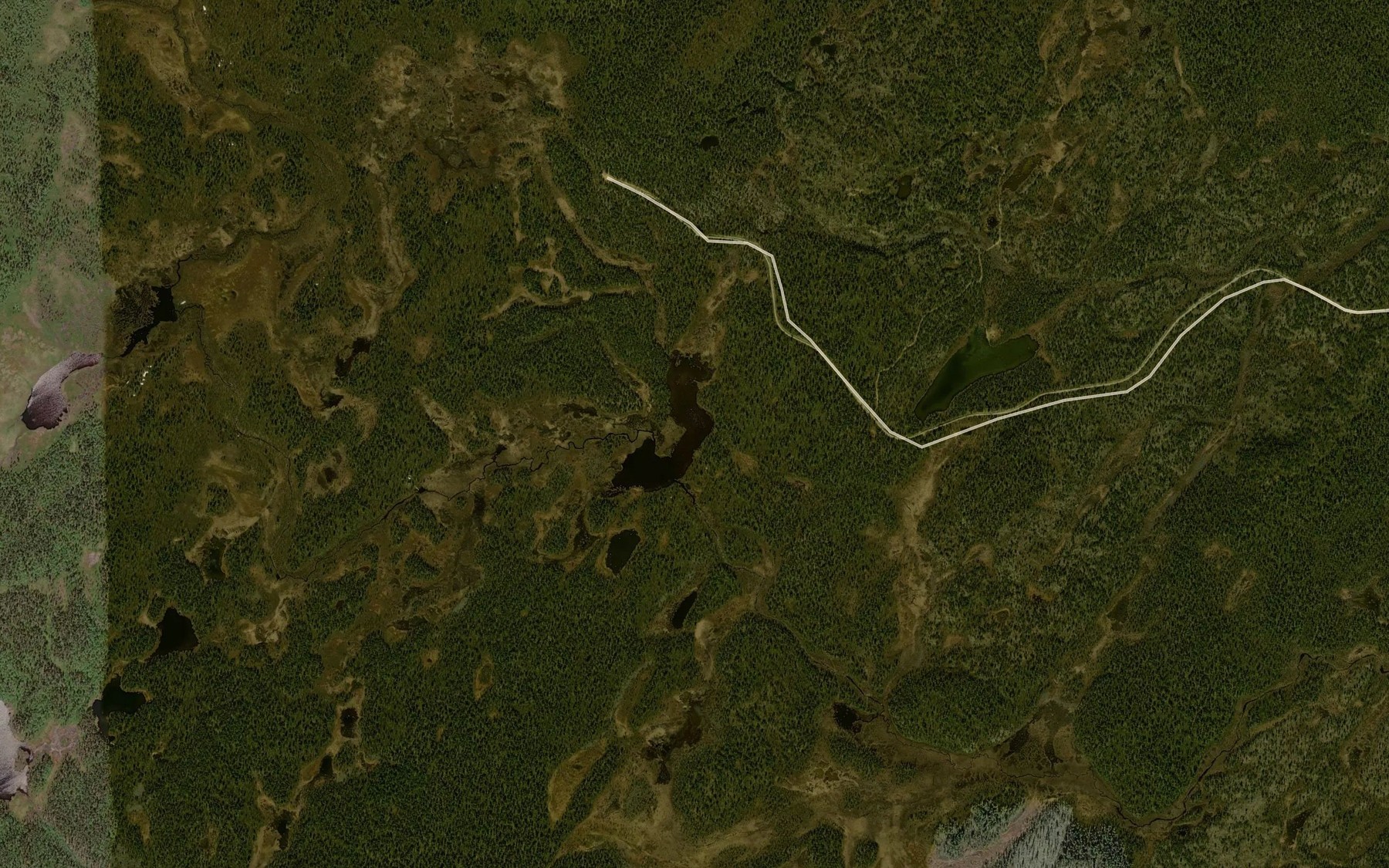 Satellite map of the Saukkojarvi