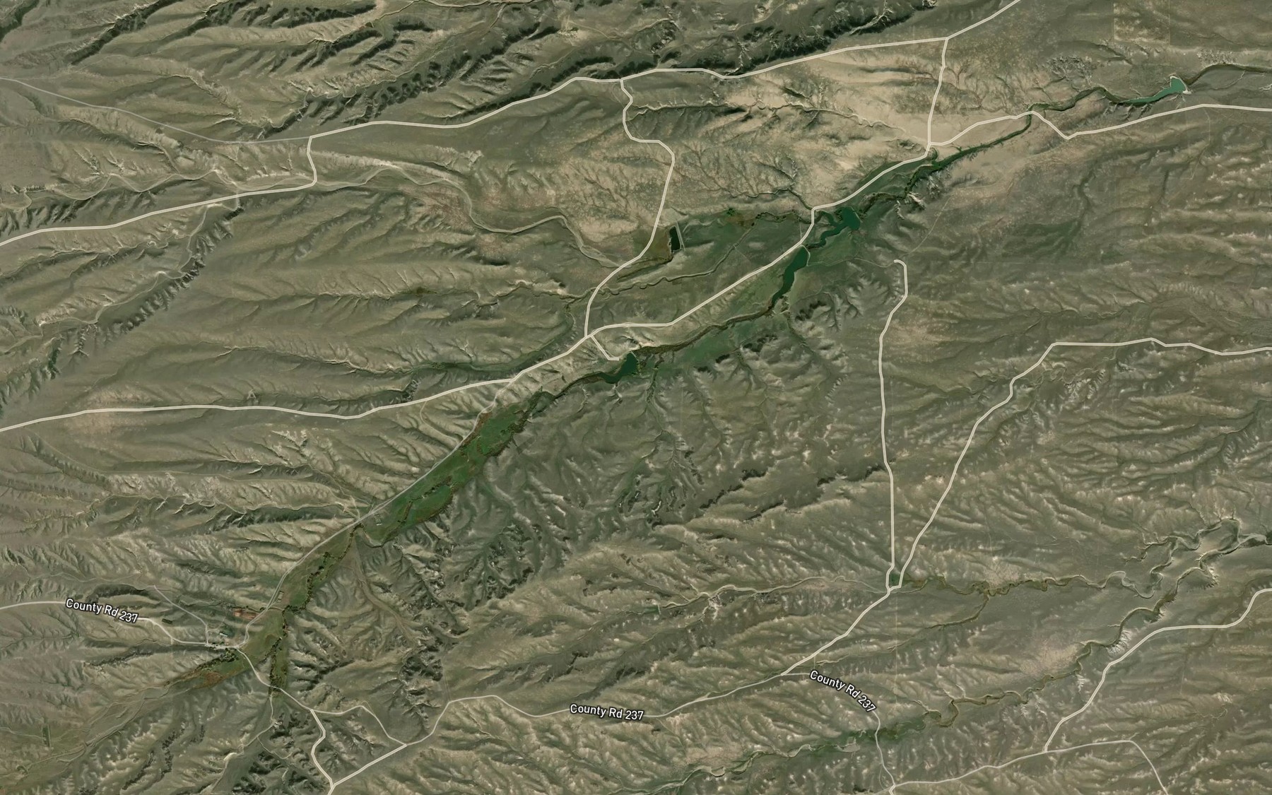 Satellite map of the Hirsig Enlargement R P Allen Number 1 Reservoir