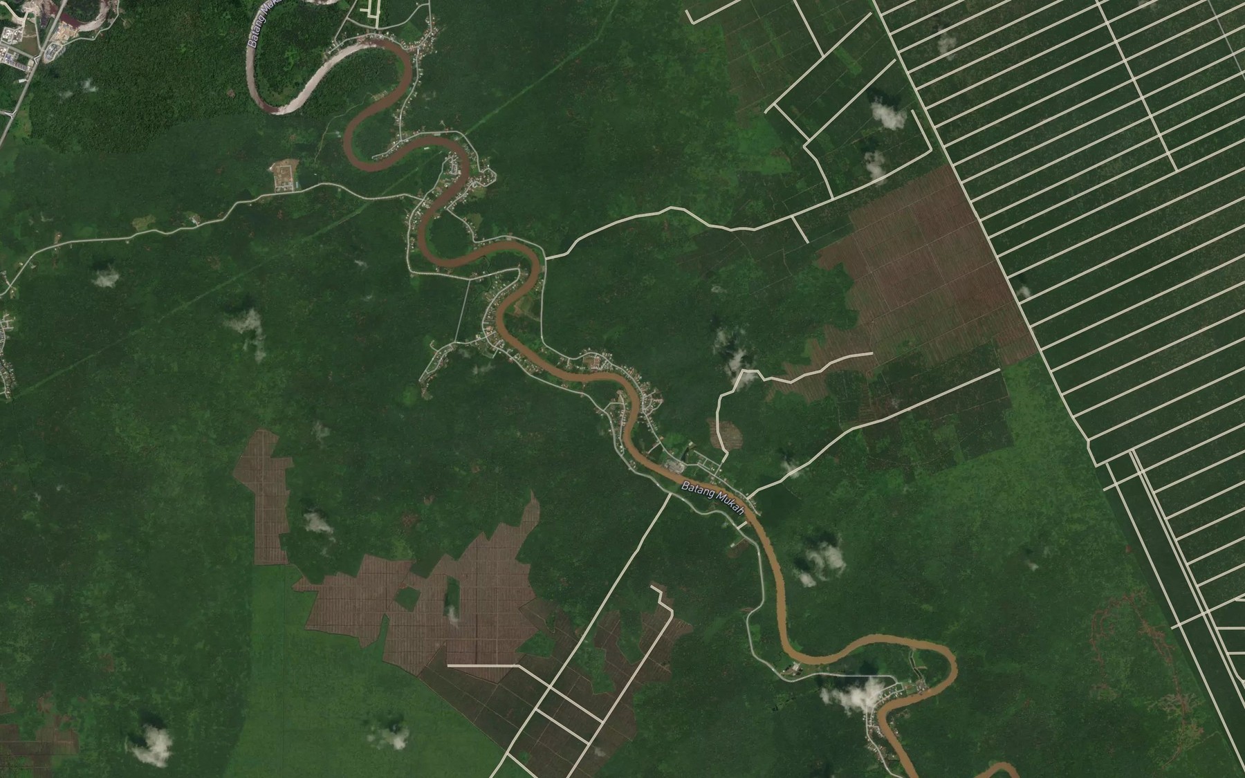 Satellite map of the Sungai Teh Labak