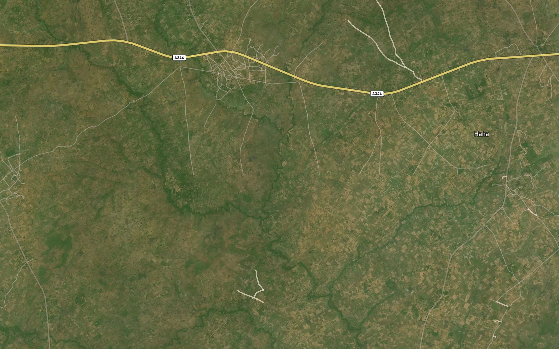 Satellite map of the River Kokosu