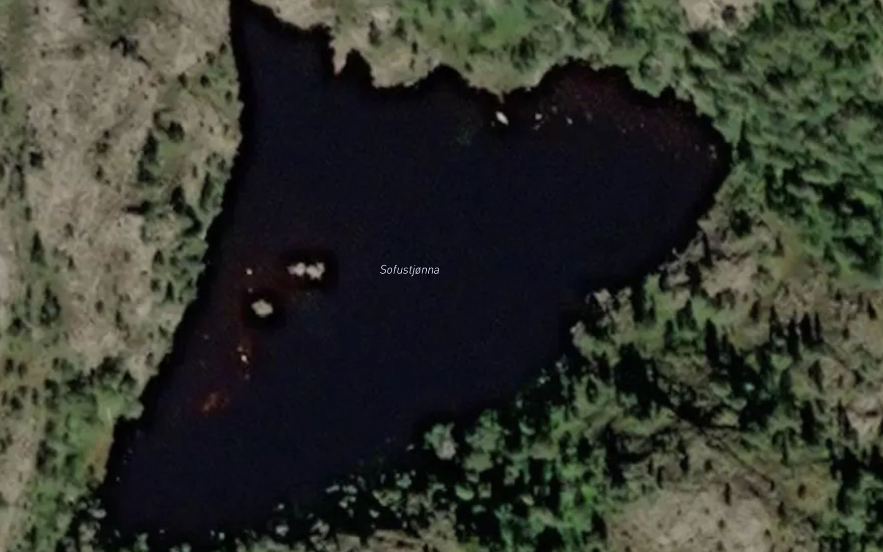 Satellite map of the Sofustjorna