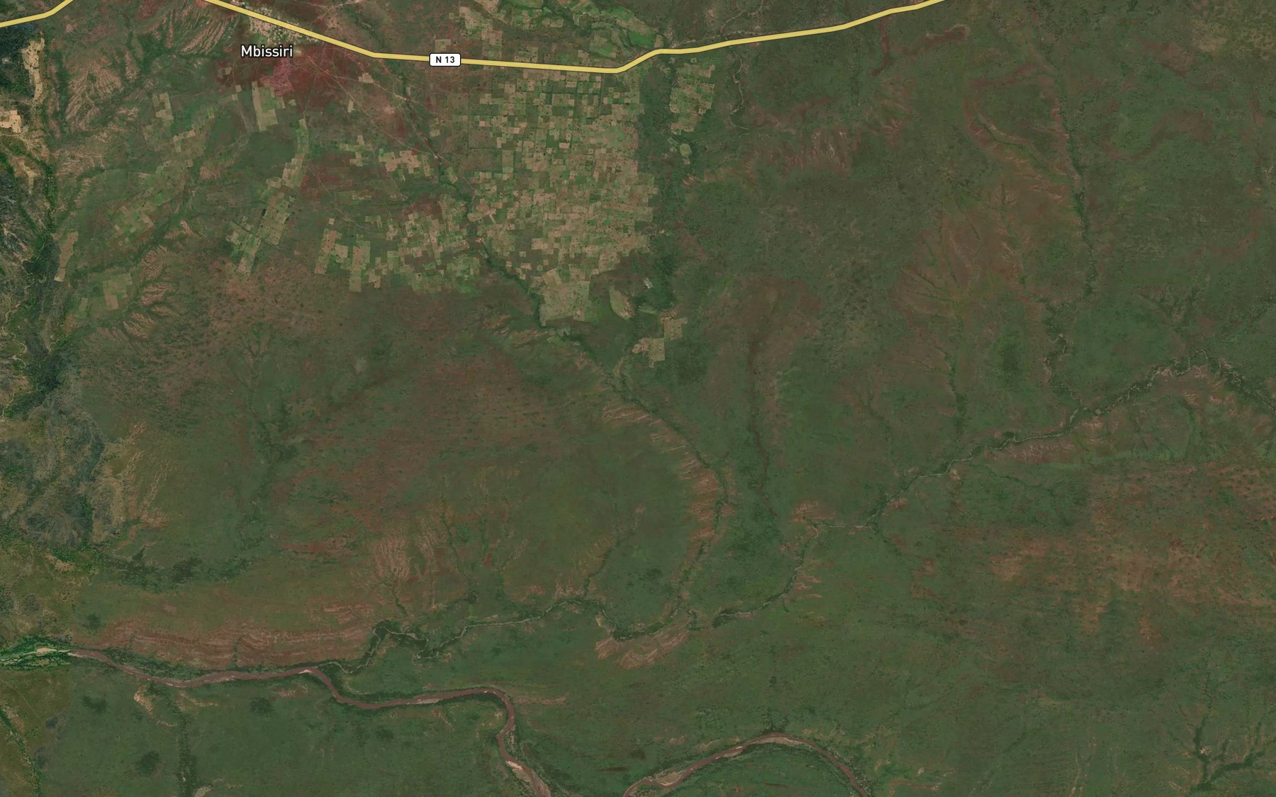 Satellite map of the Mayo Bangaran
