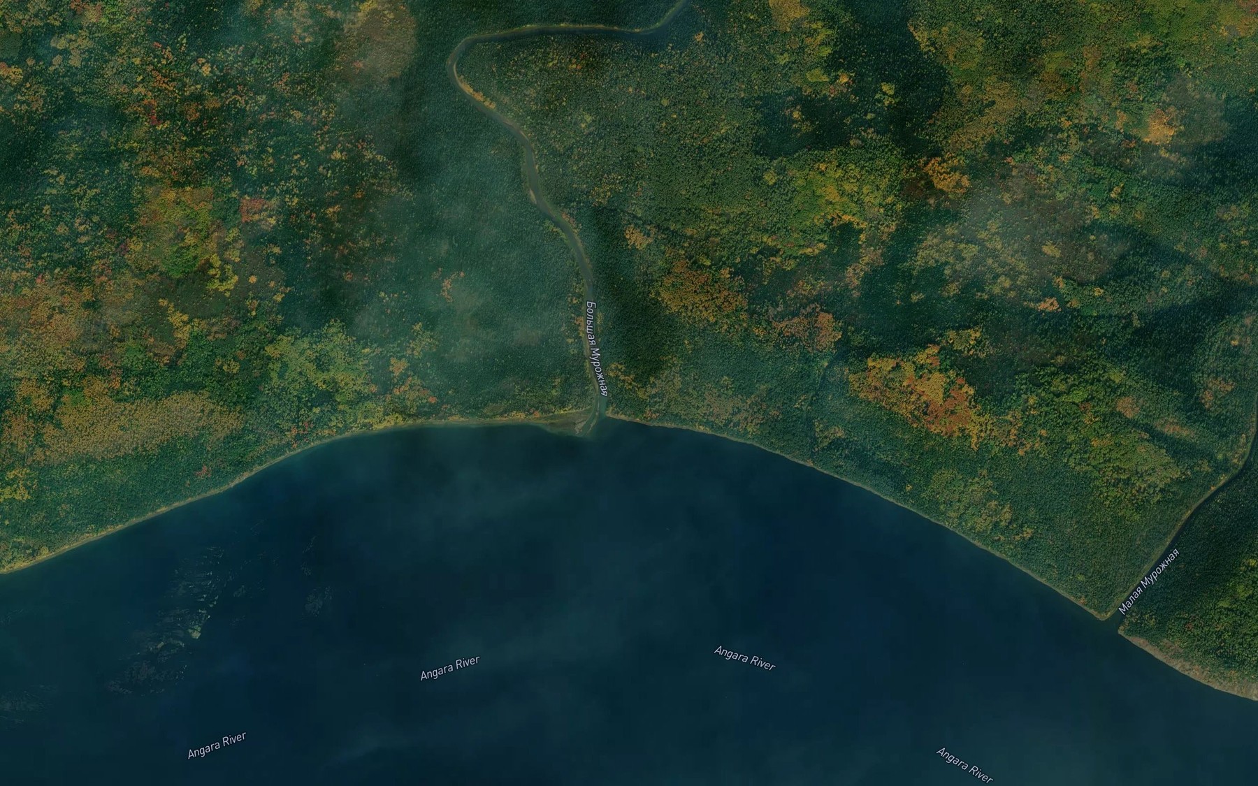 Satellite map of the Bol'shaya Murozhnaya