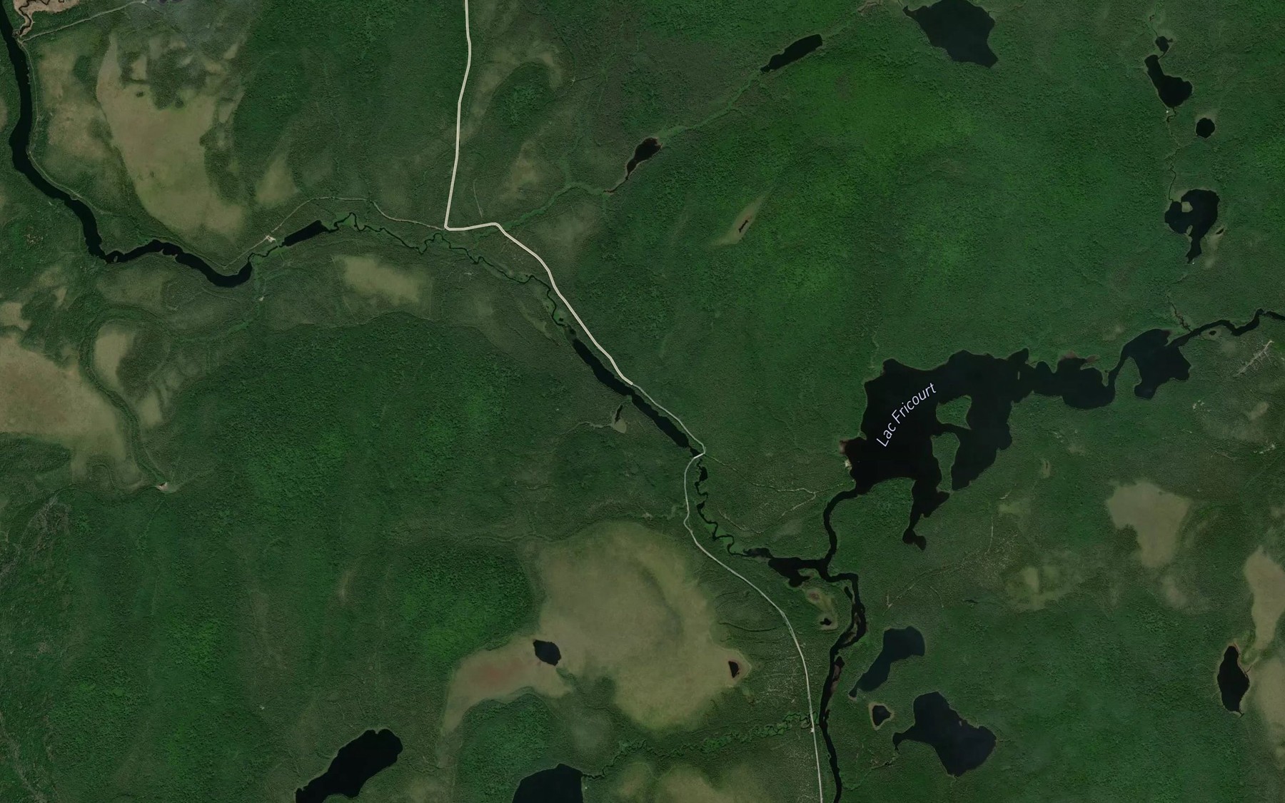 Satellite map of the Lac Murchison