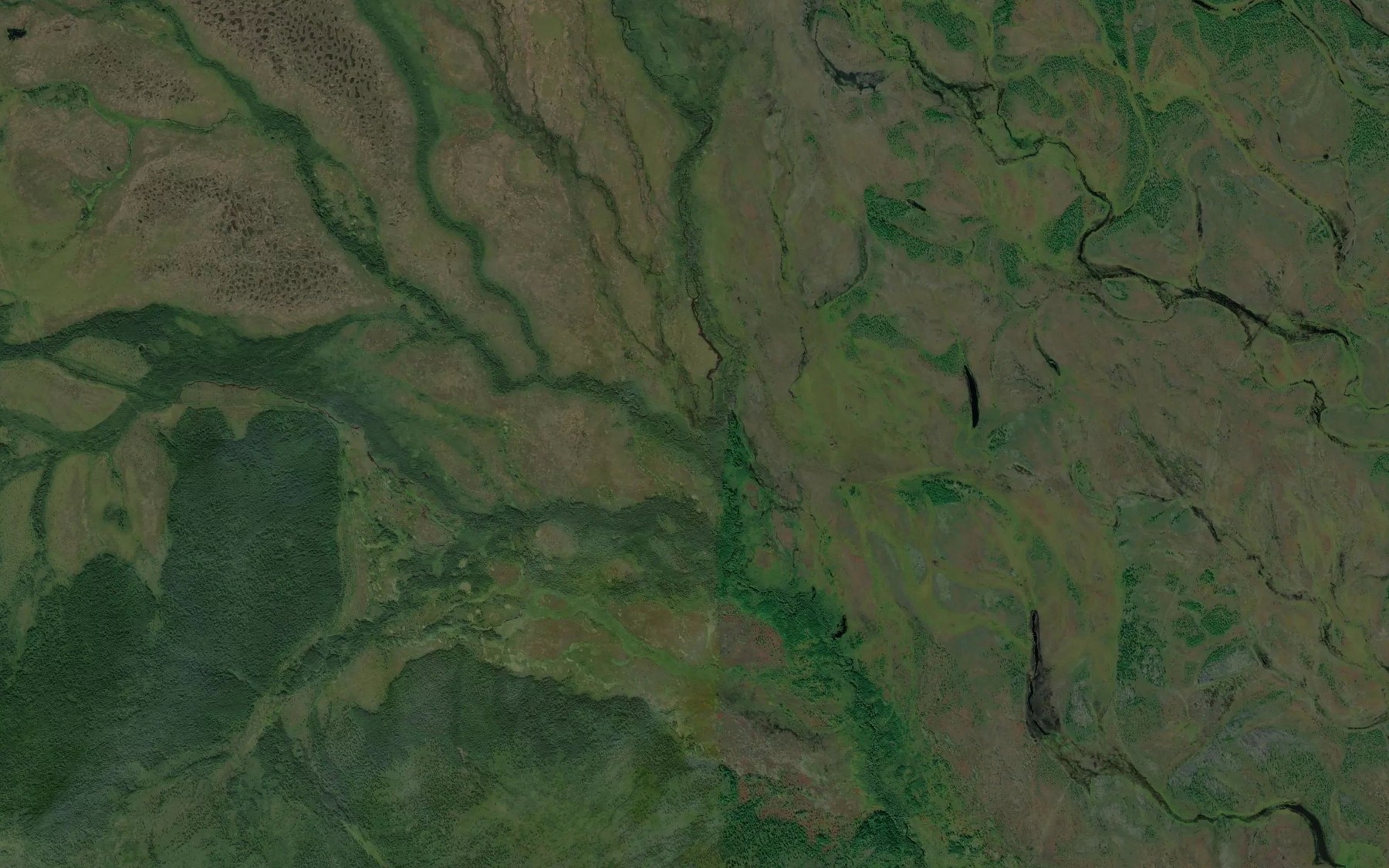 Satellite map of the Bokullyak