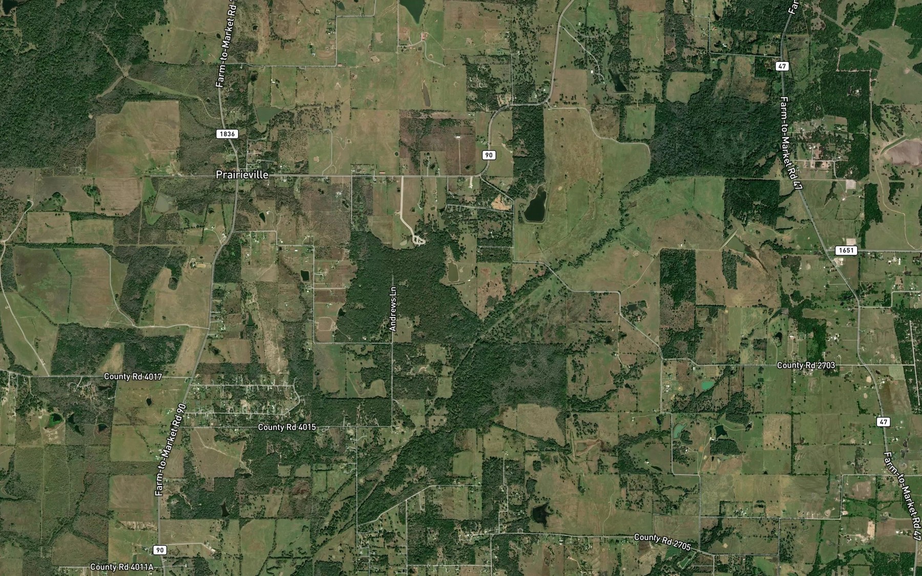 Satellite map of the Soil Conservation Service Site 130b Reservoir