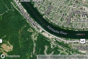 Satellite map of the Upton Creek