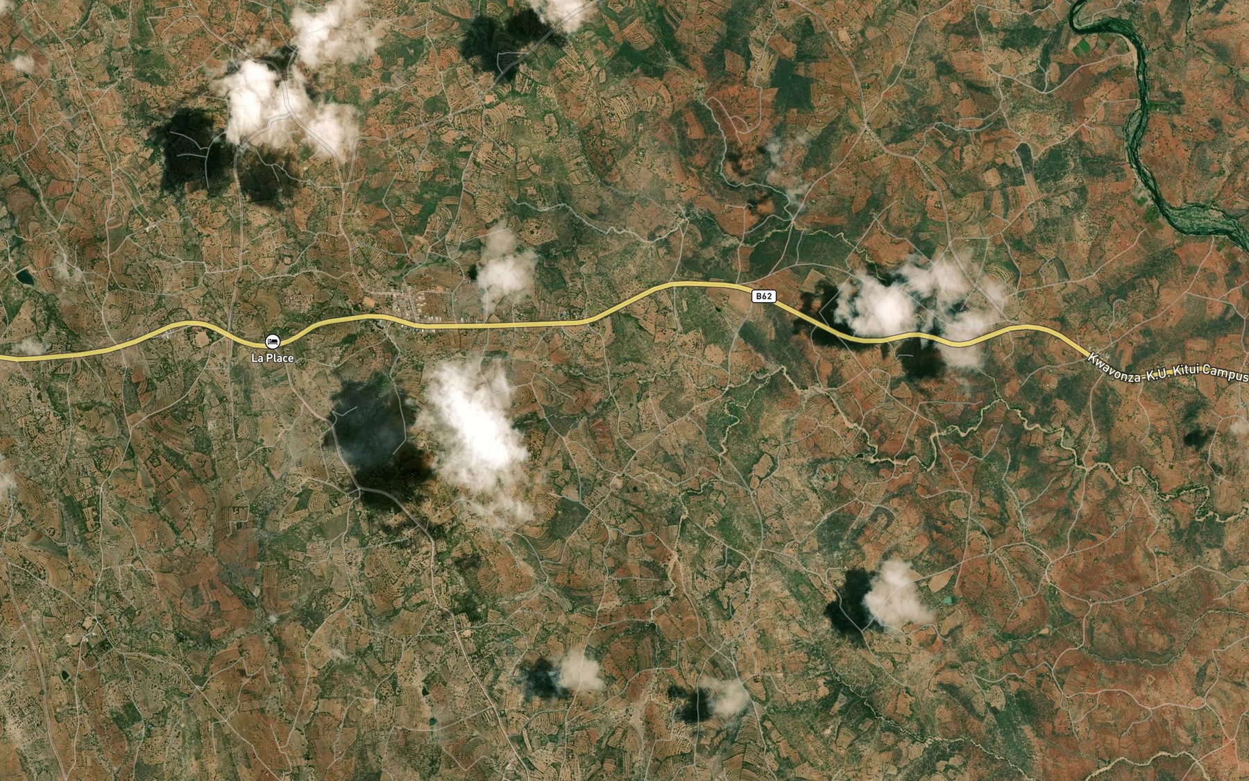 Satellite map of the Wamunyu
