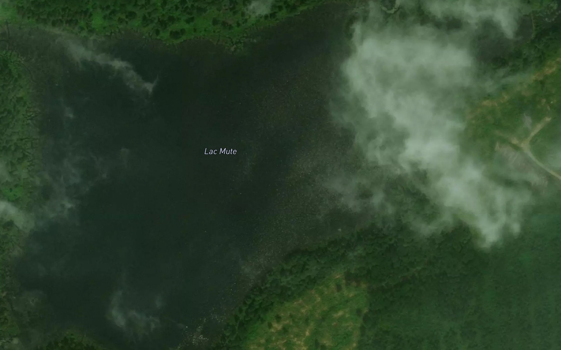 Satellite map of the Lac Mute