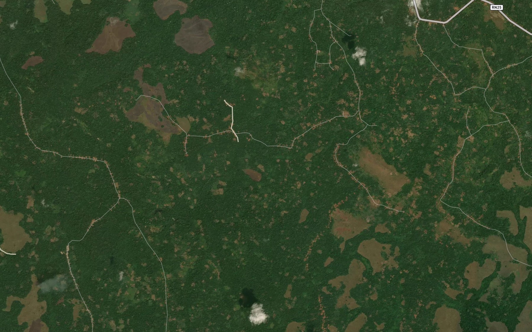 Satellite map of the Uwedse