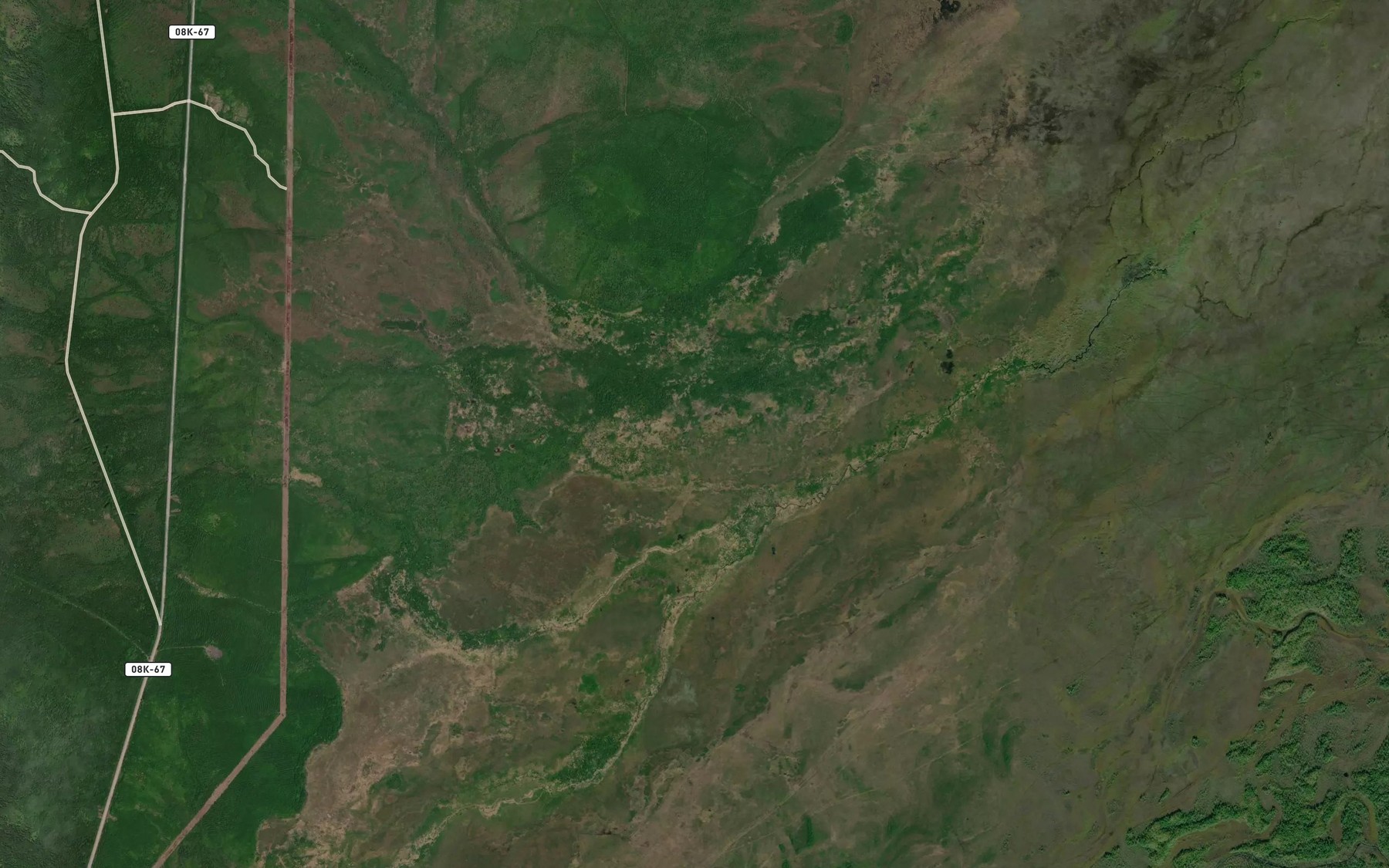 Satellite map of the Temnyy