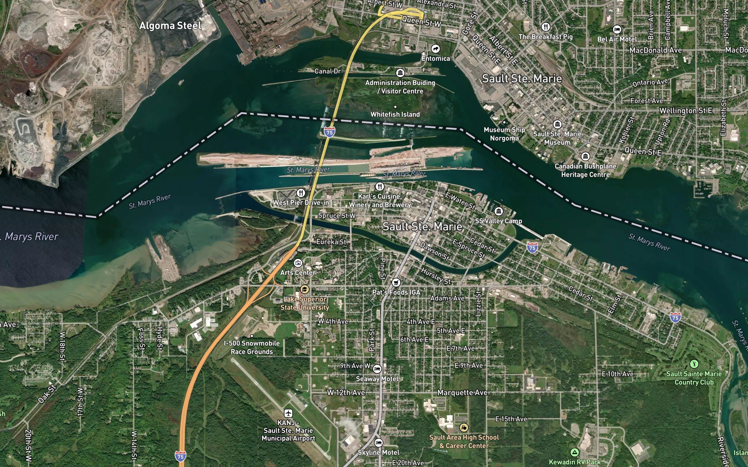 Edison Sault Electric Company Canal