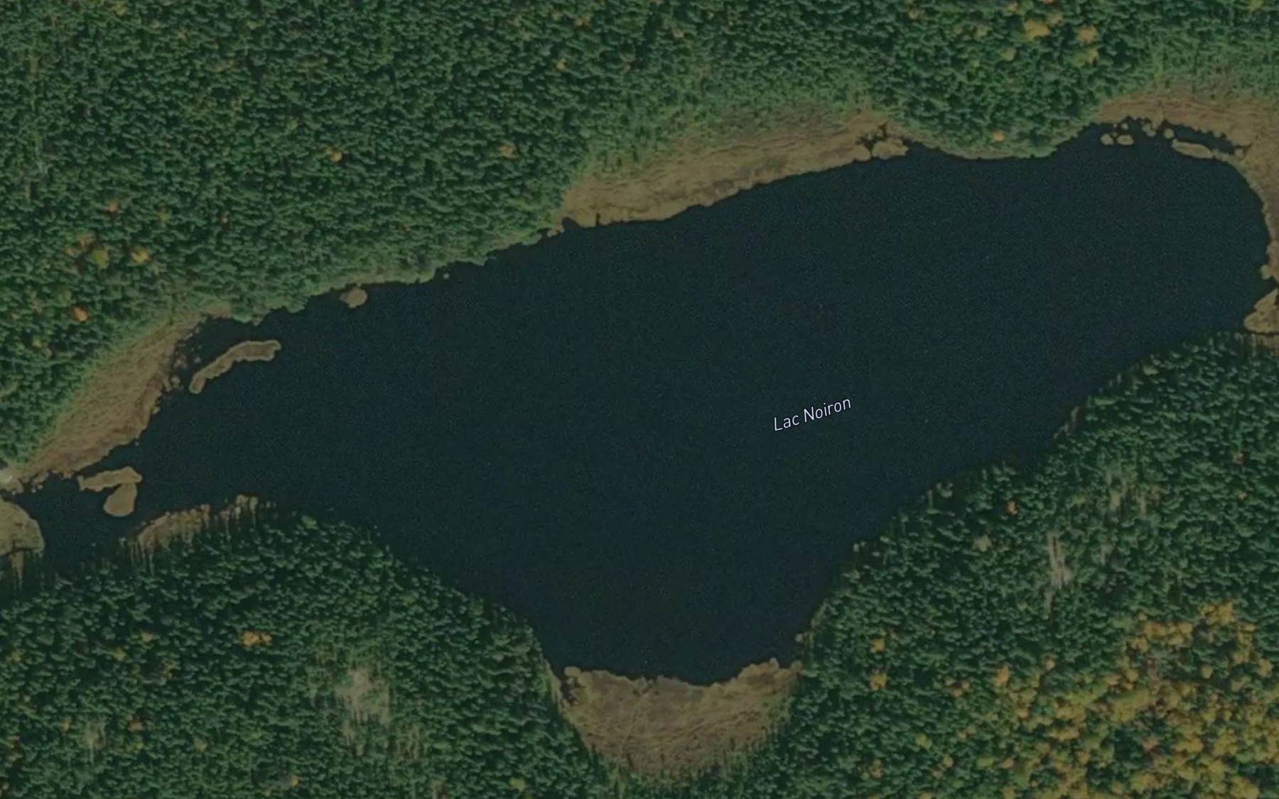 Satellite map of the Lac Noiron