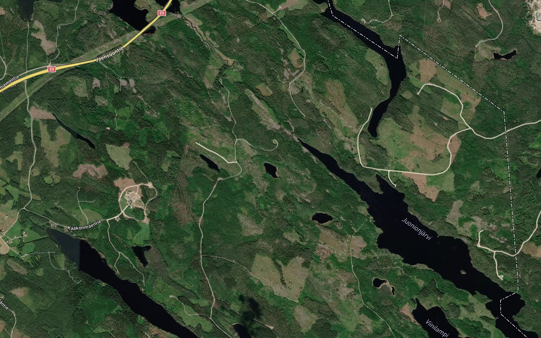Satellite map of the Pilkkalampi
