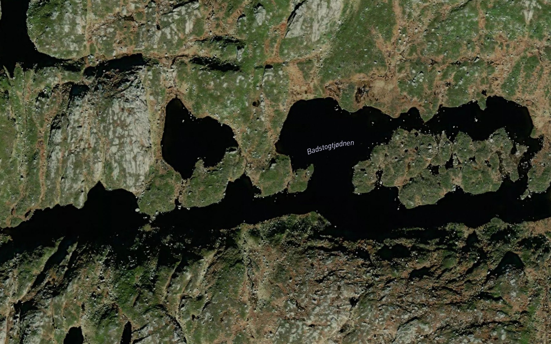 Satellite map of the Badstogvatnet