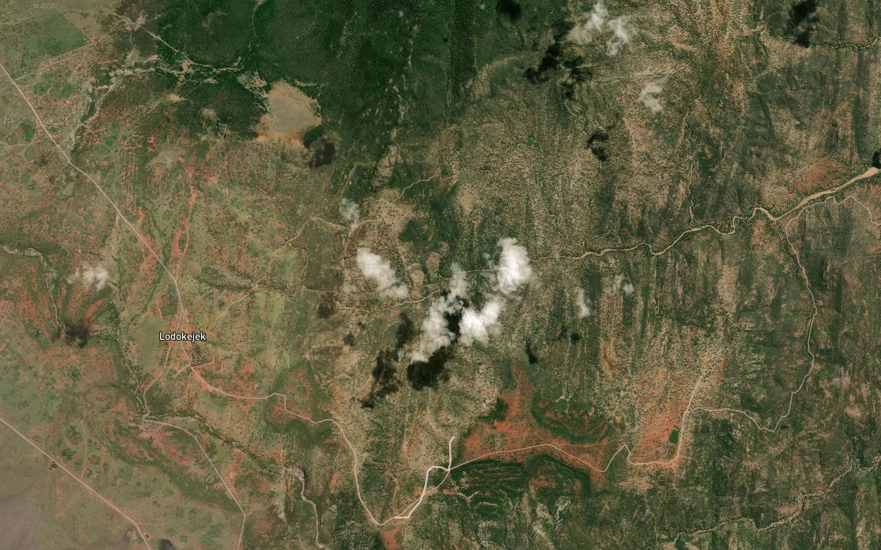 Satellite map of the Lomuti