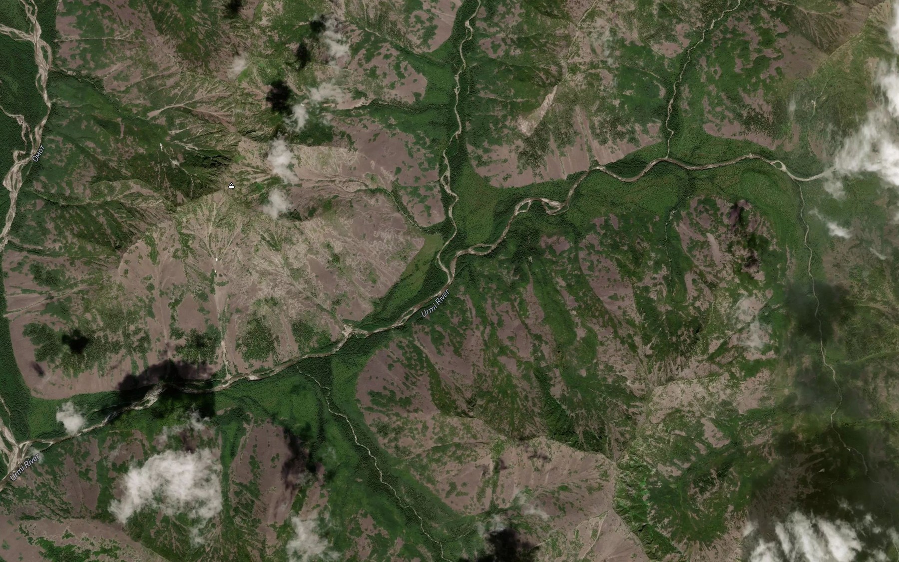 Satellite map of the Poiskovyy