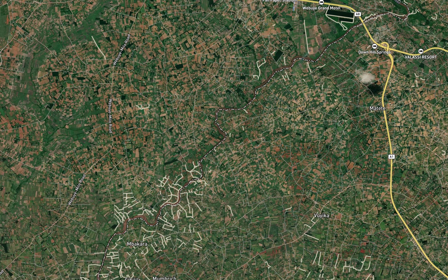 Satellite map of the Chebaiywa