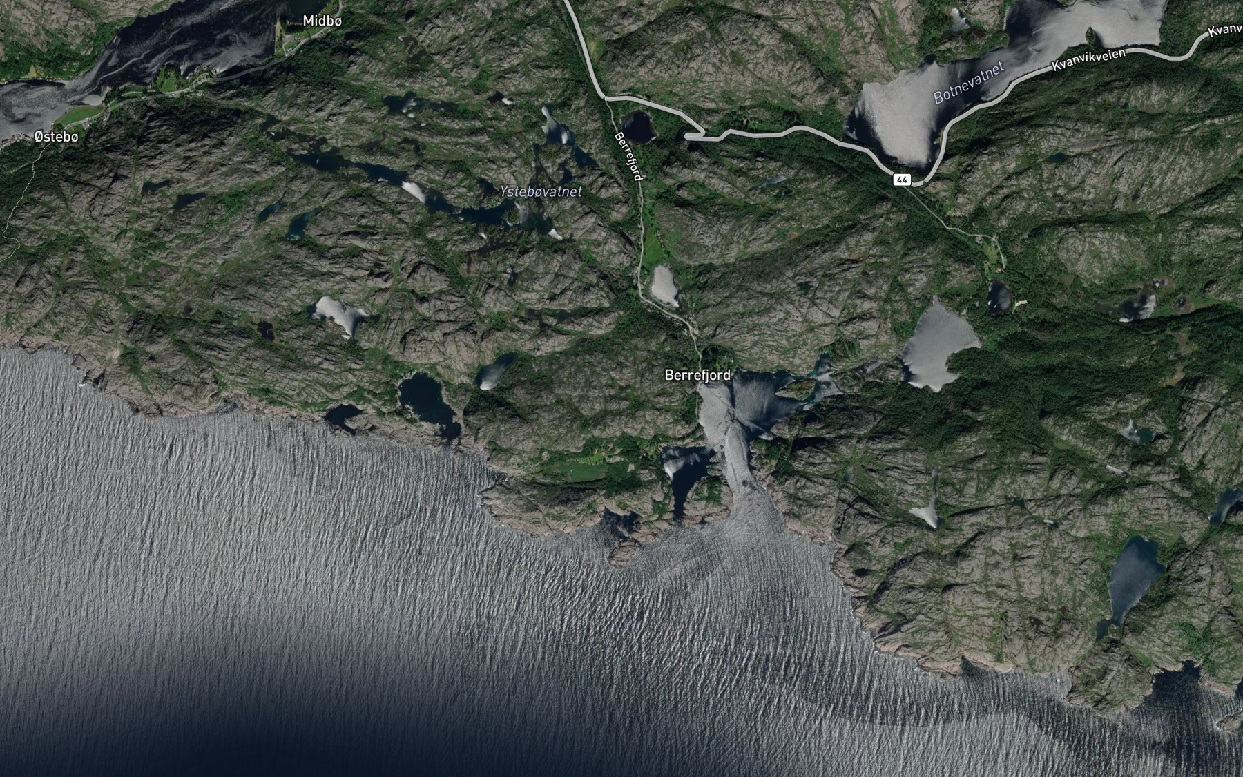 Satellite map of the Torskartjodn