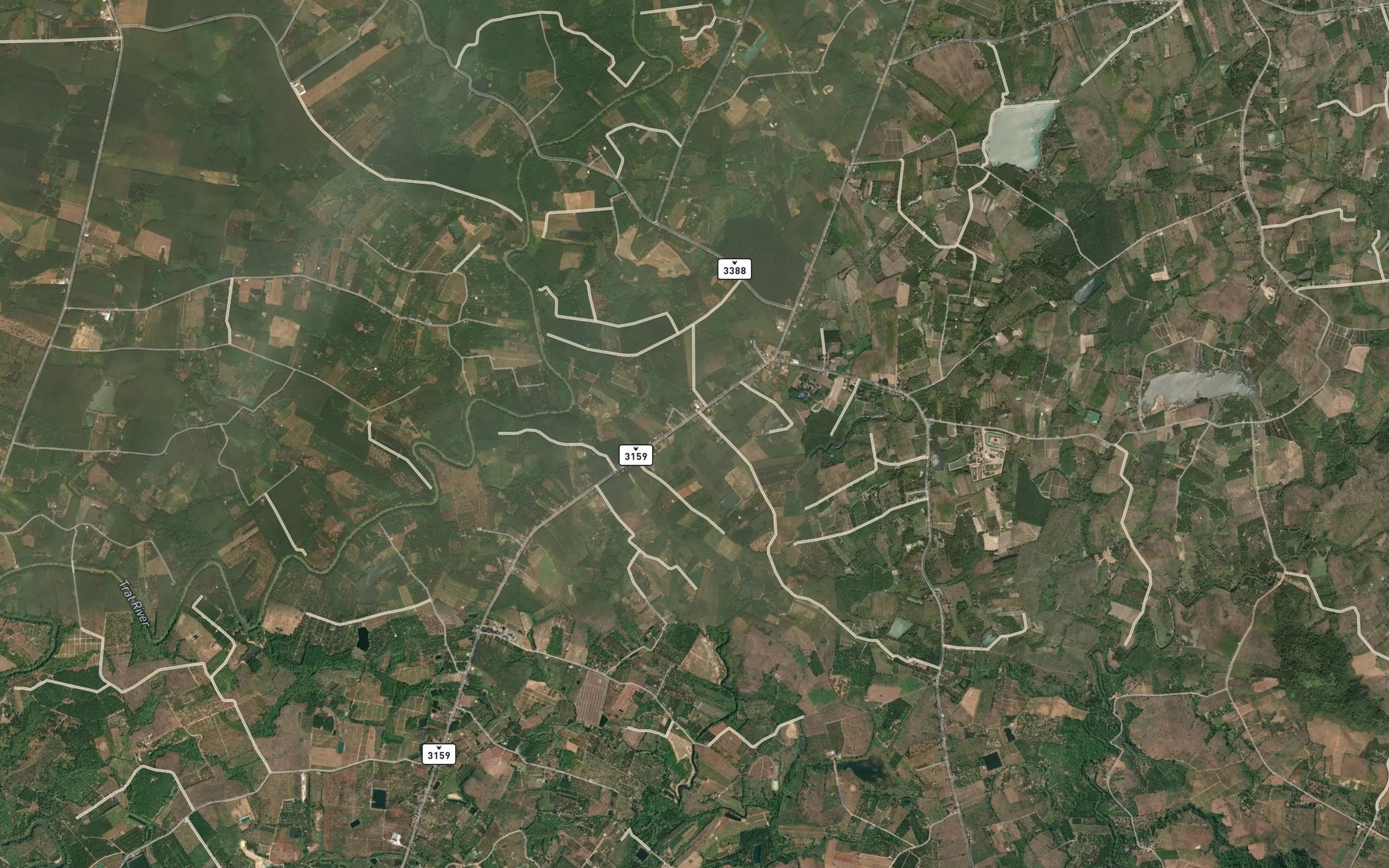 Satellite map of the Sa Nam Ban Pong