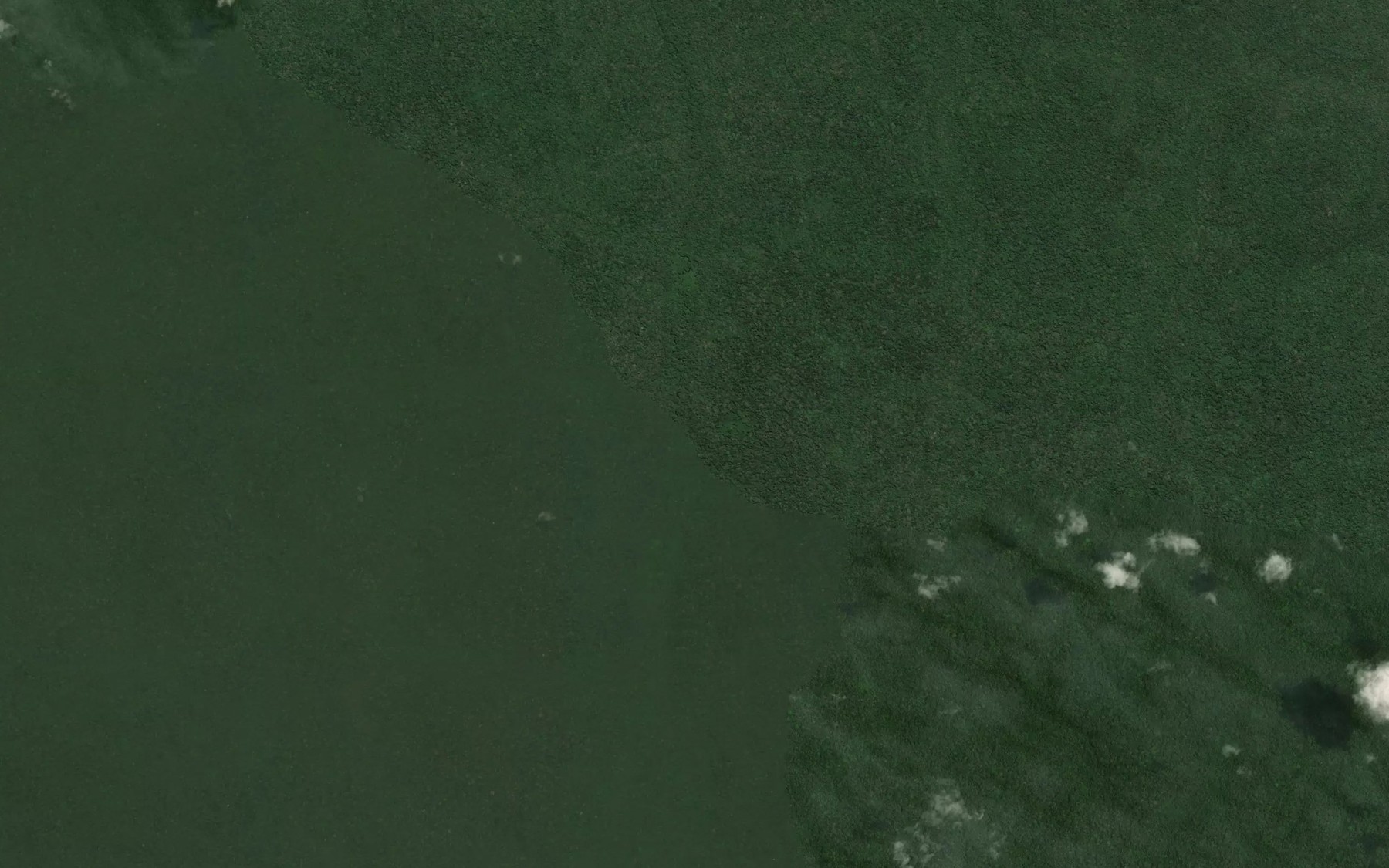 Satellite map of the Lokatshi