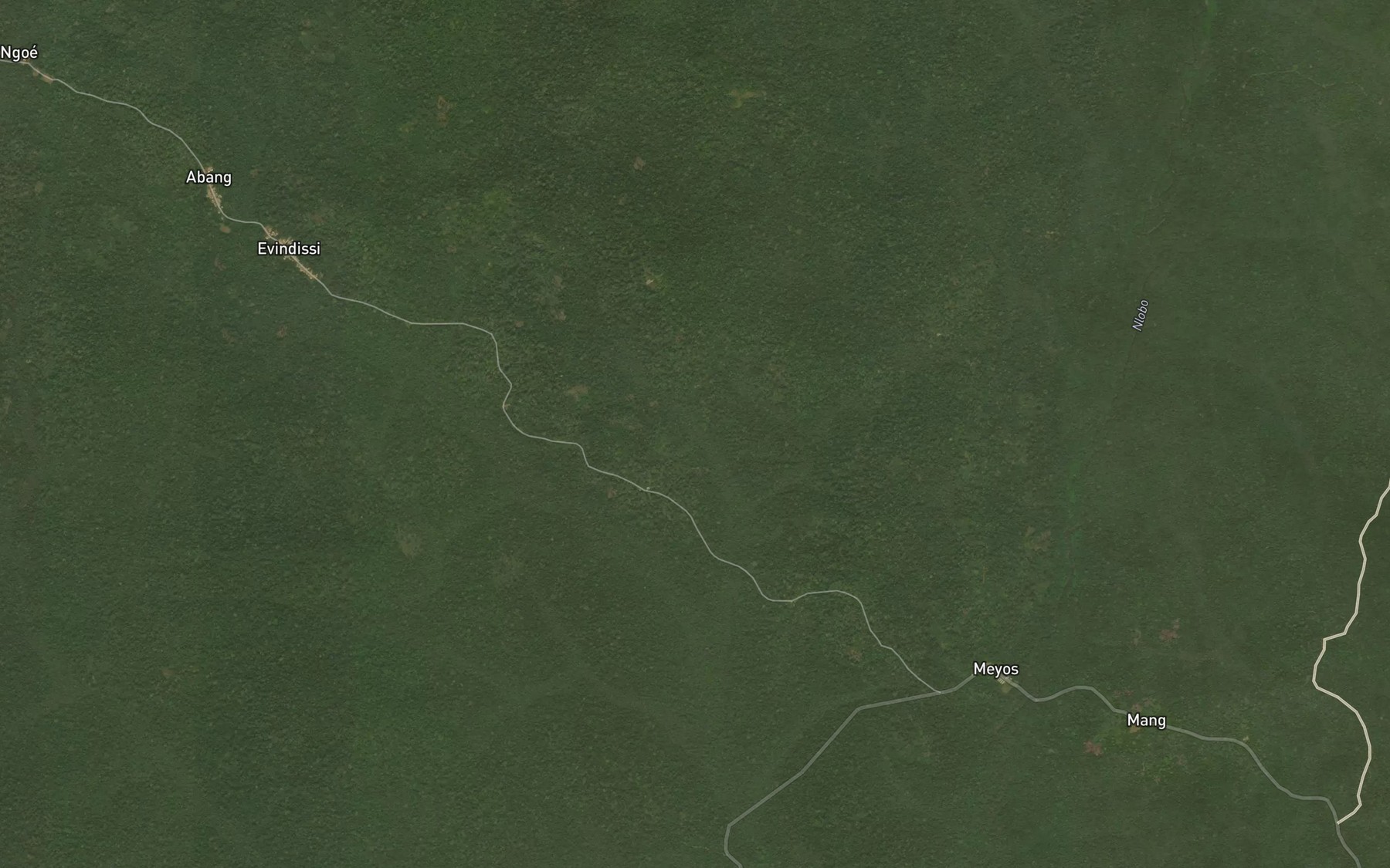 Satellite map of the Mefeme