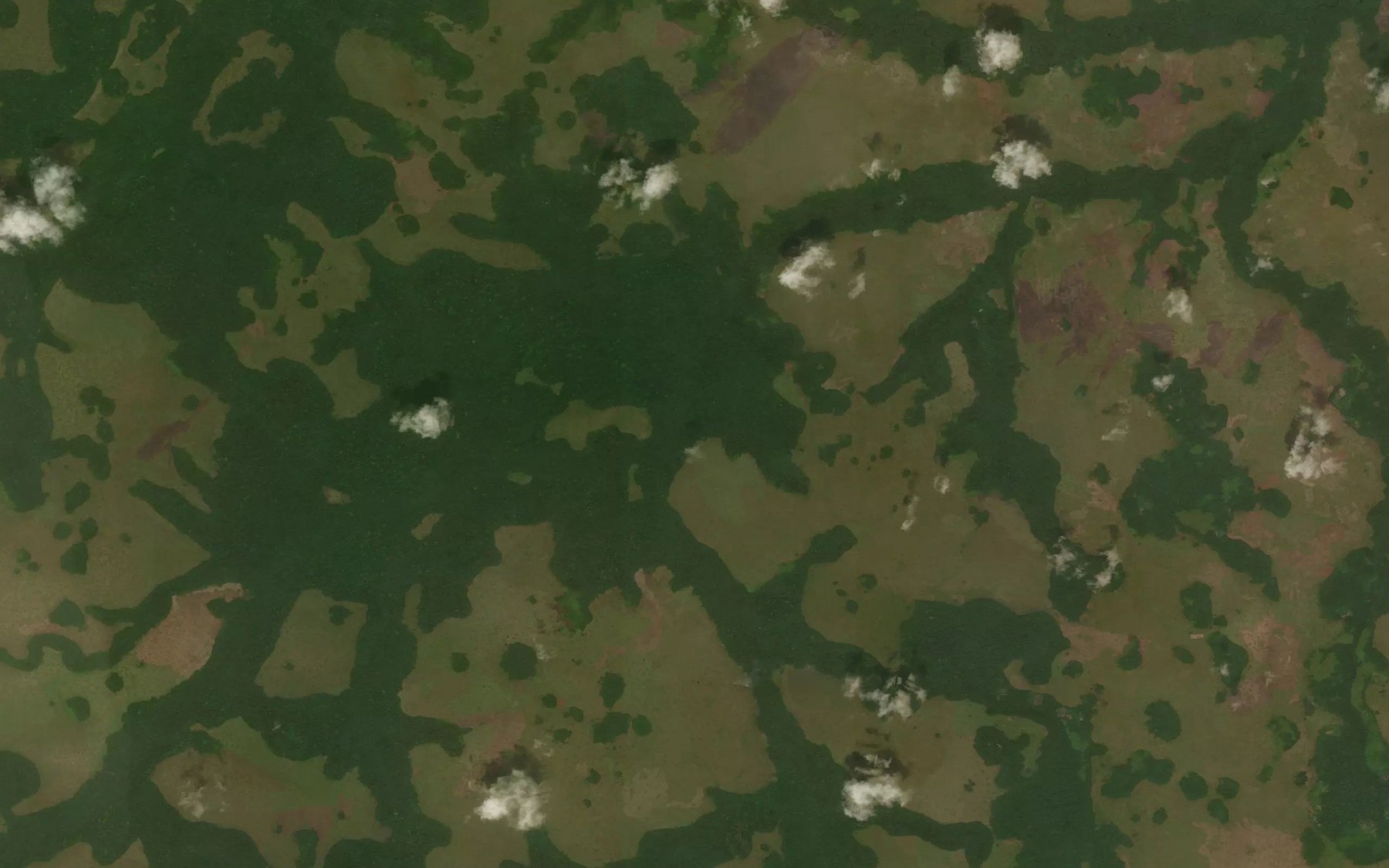 Satellite map of the Lebaya
