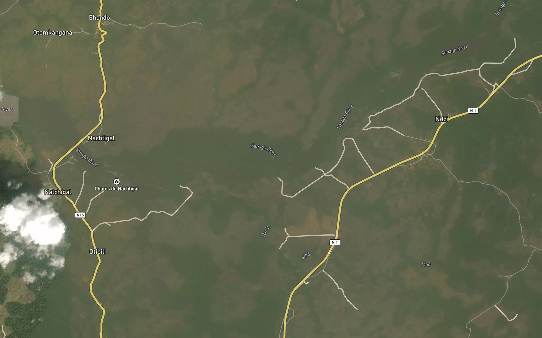 Satellite map of the Meniameson