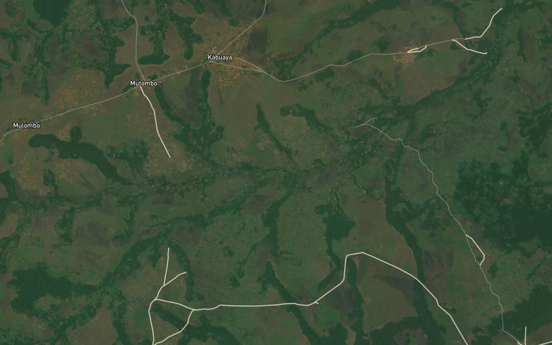 Satellite map of the Mbambai