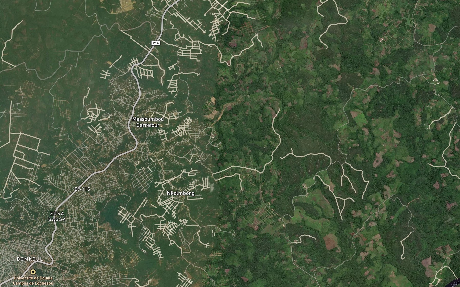 Satellite map of the Minkekngweng