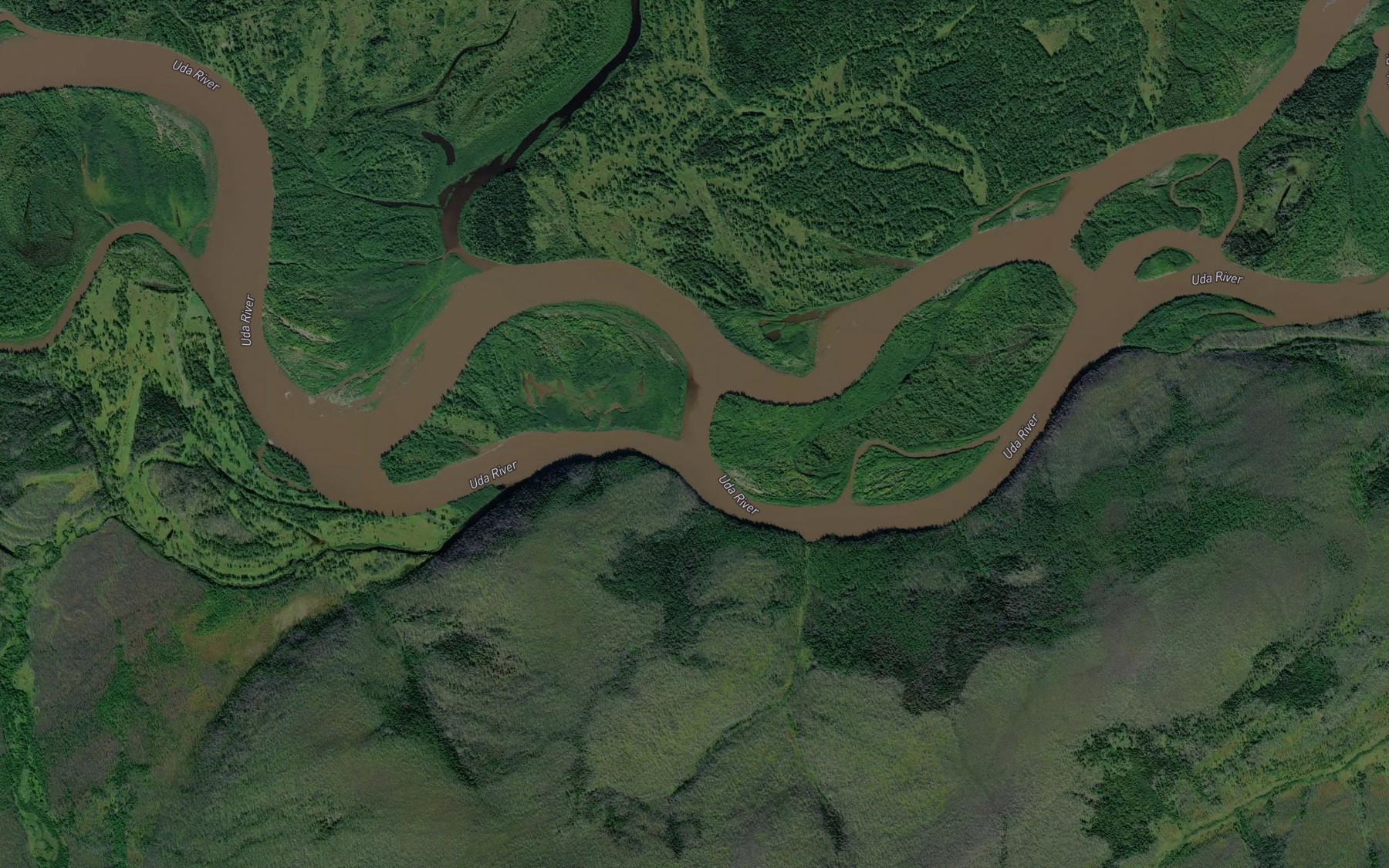 Satellite map of the Protoka Kurdaktyr