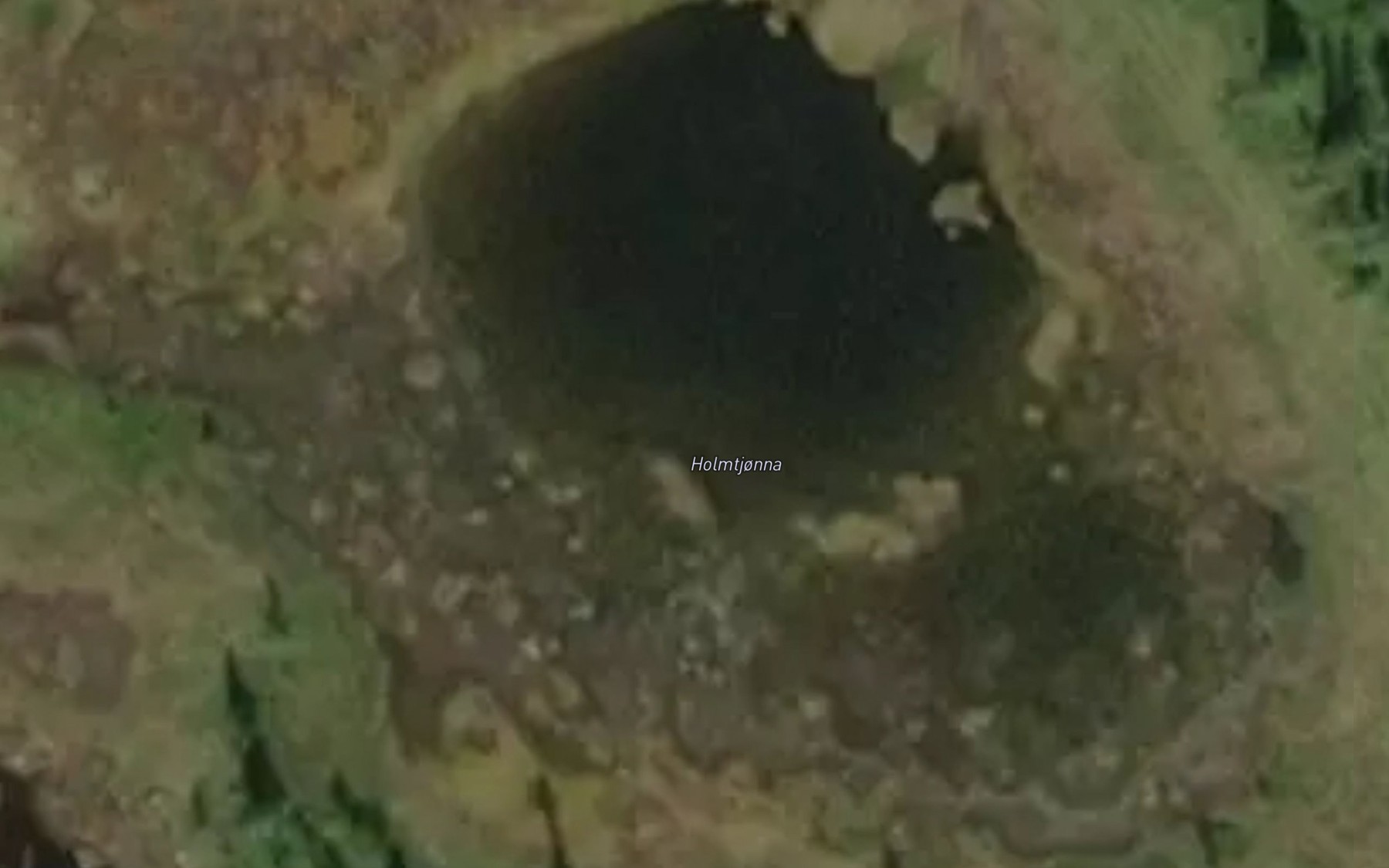 Satellite map of the Holmtjonna