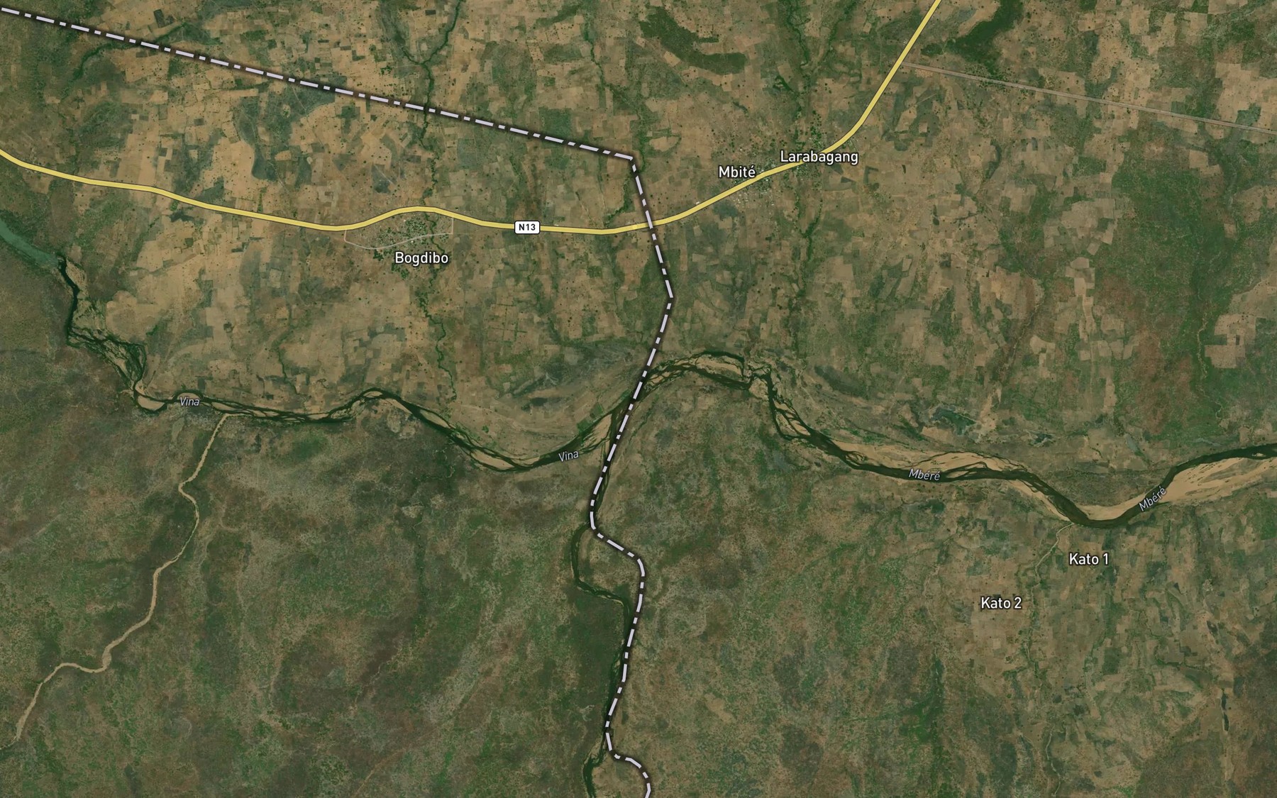 Satellite map of the Mba