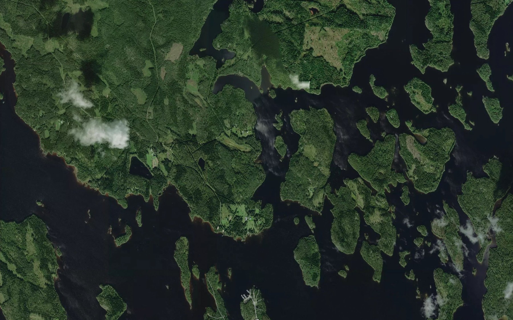 Satellite map of the Ukonlahti