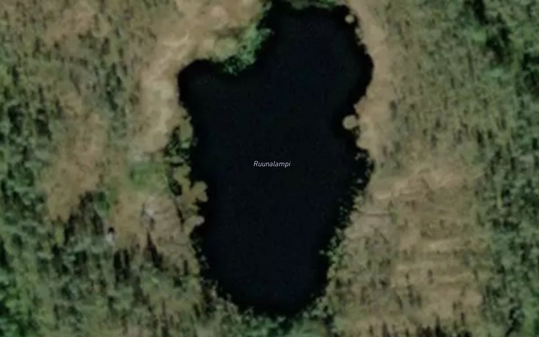 Satellite map of the Ruunalampi