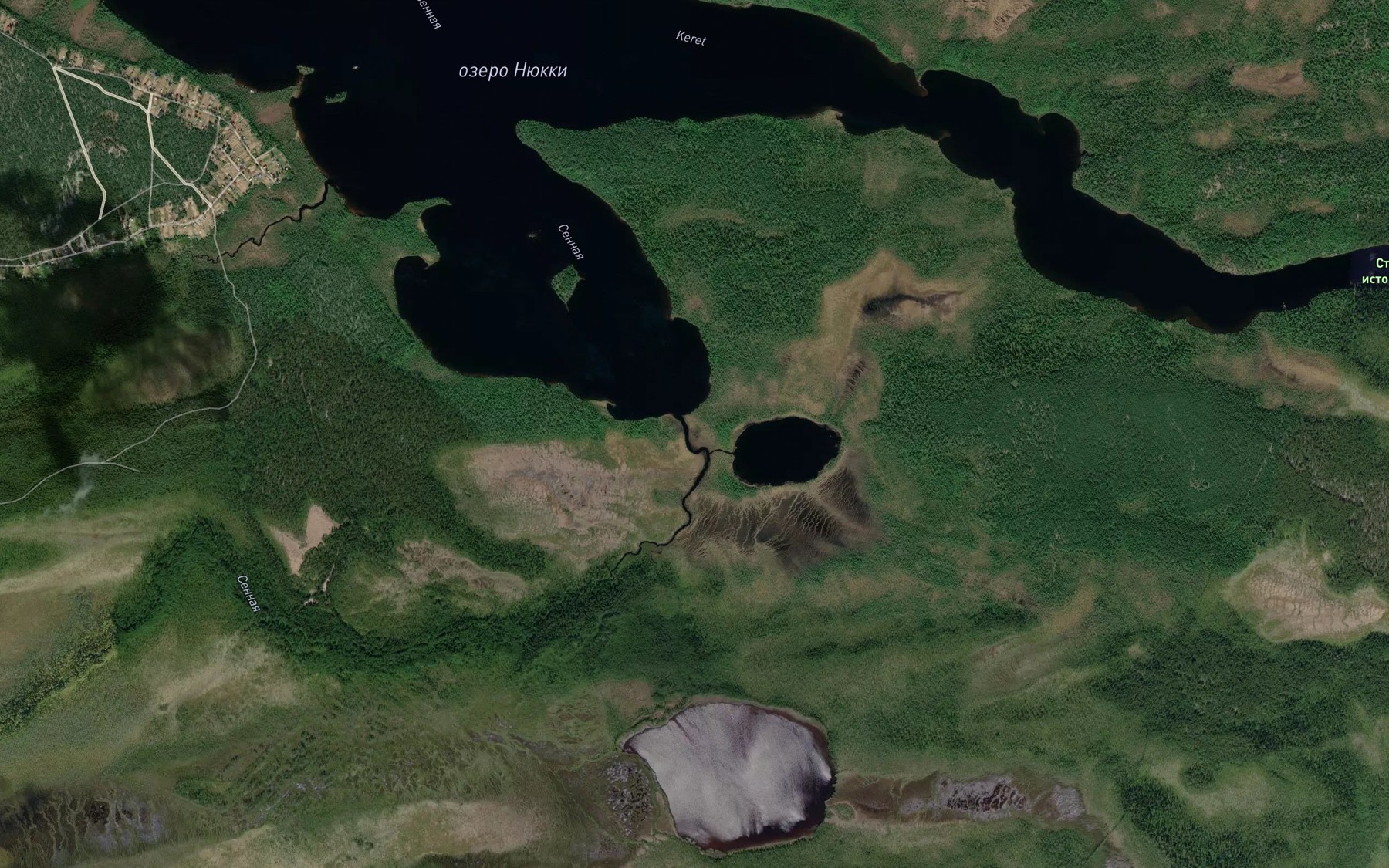 Satellite map of the Senaya