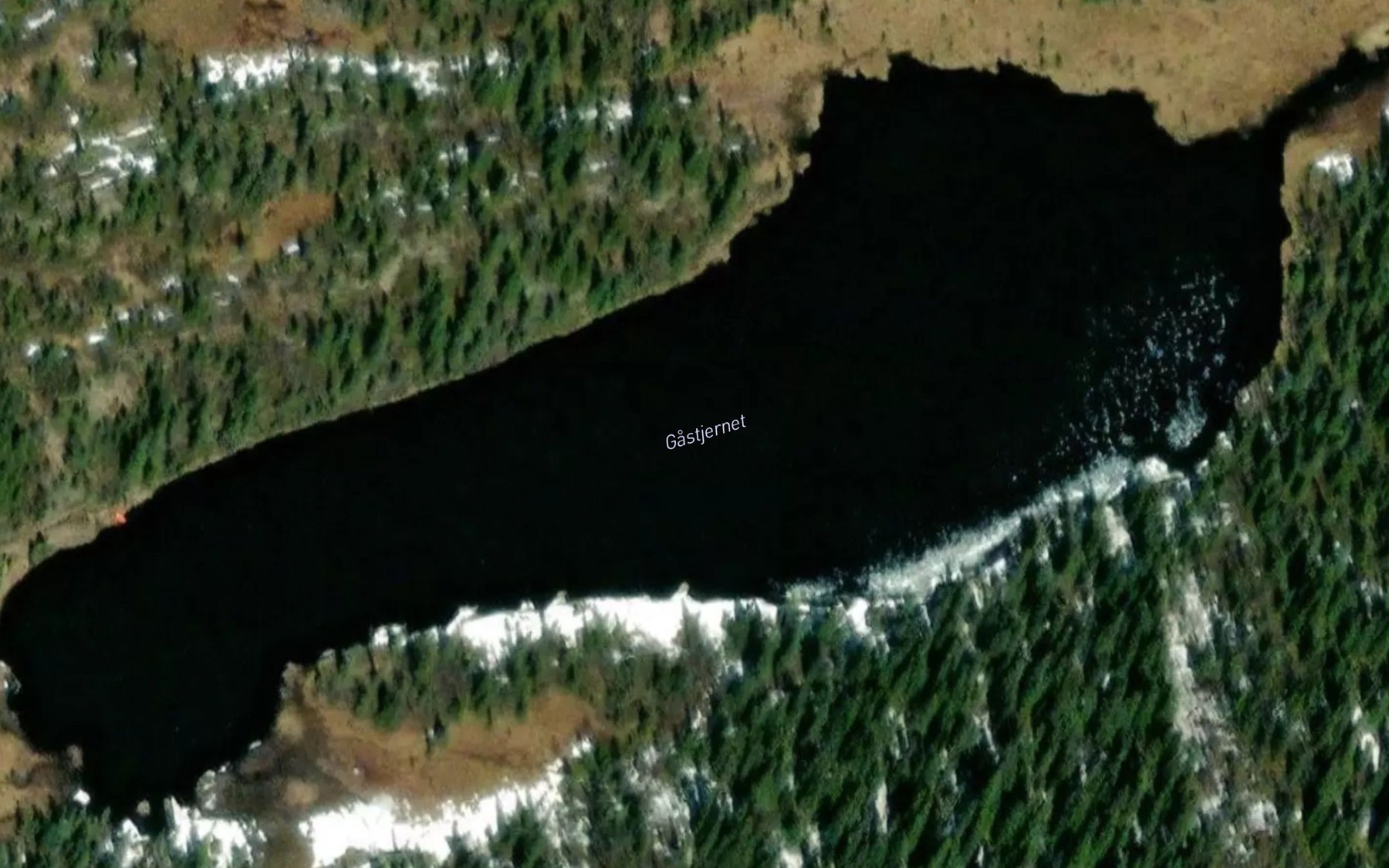 Satellite map of the Gastjern