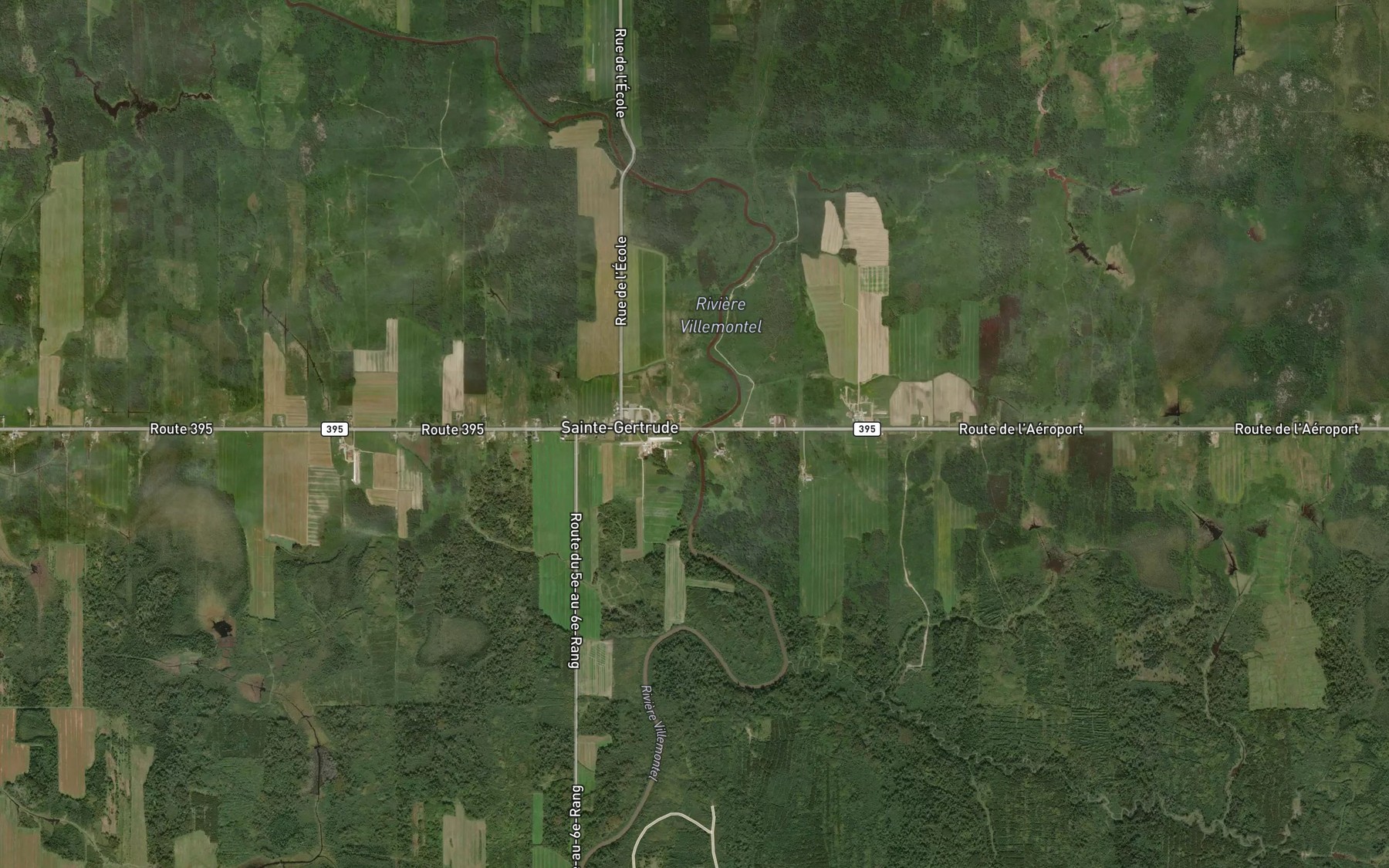 Satellite map of the Cours d'eau Grenier