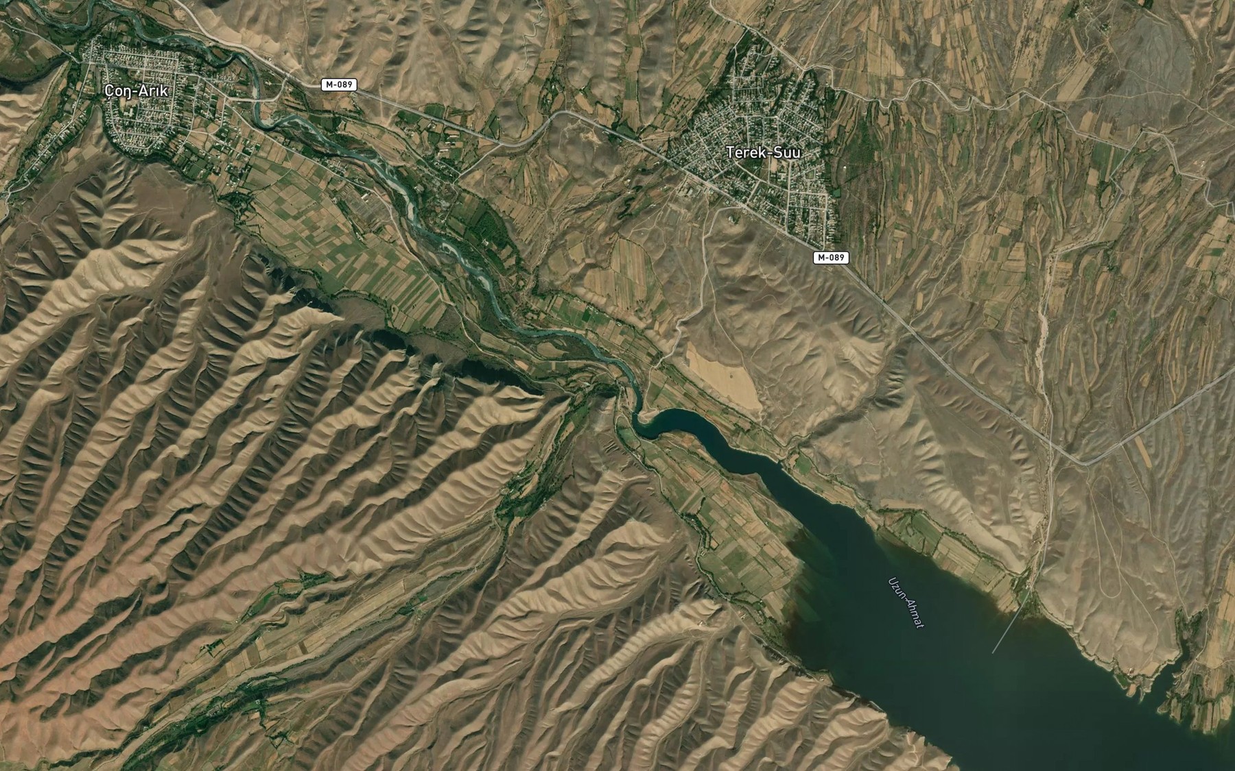 Satellite map of the Sarybulak