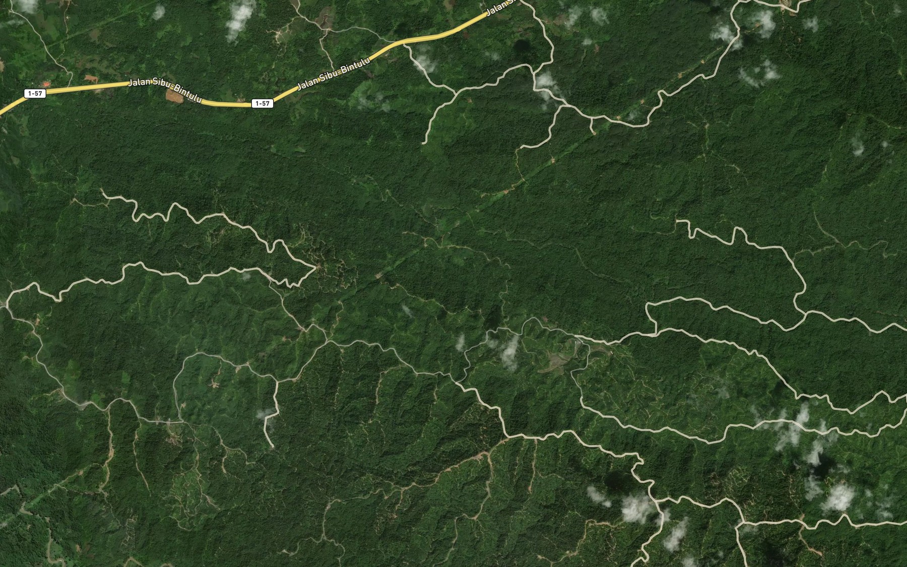 Satellite map of the Sungai Idek