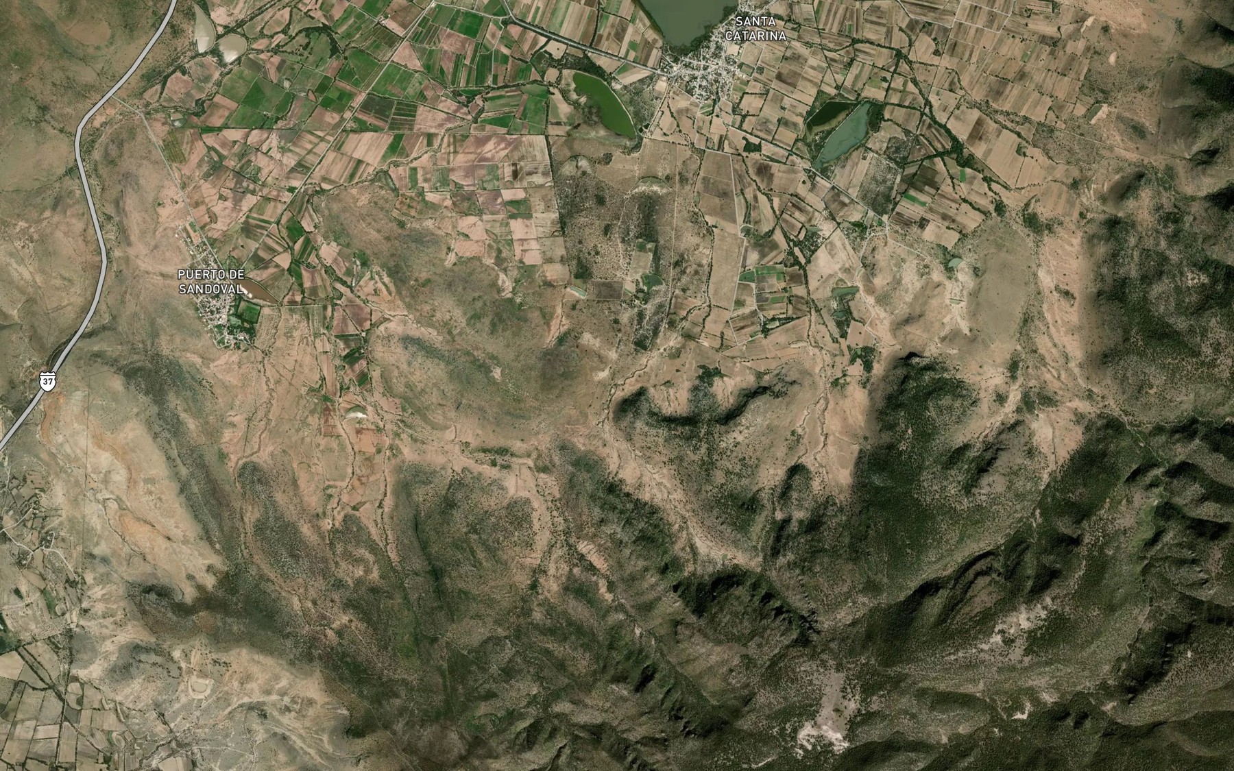Satellite map of the Canada Obscura