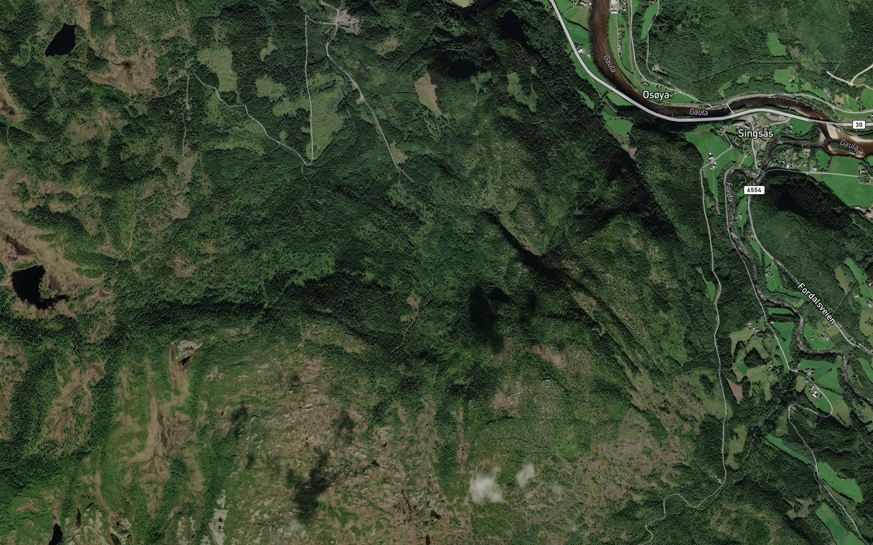 Satellite map of the Sor-Vinda