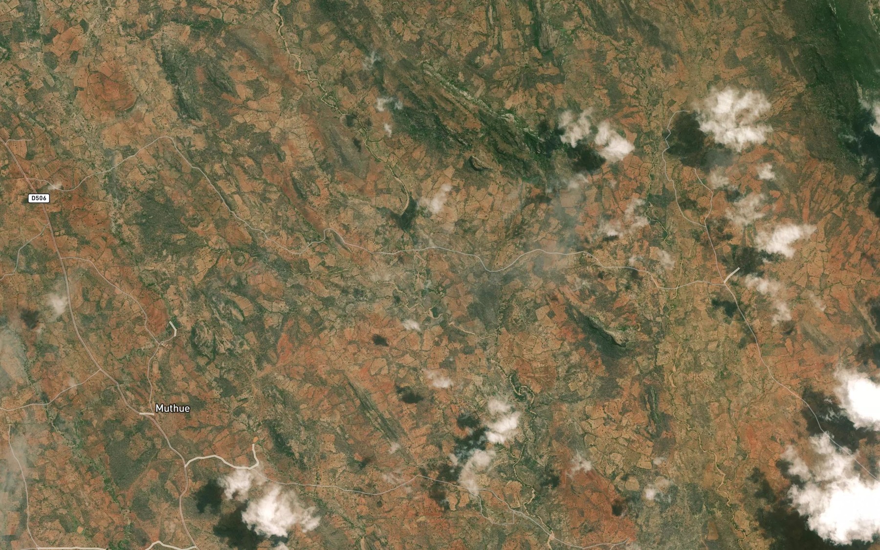 Satellite map of the Kwamagele