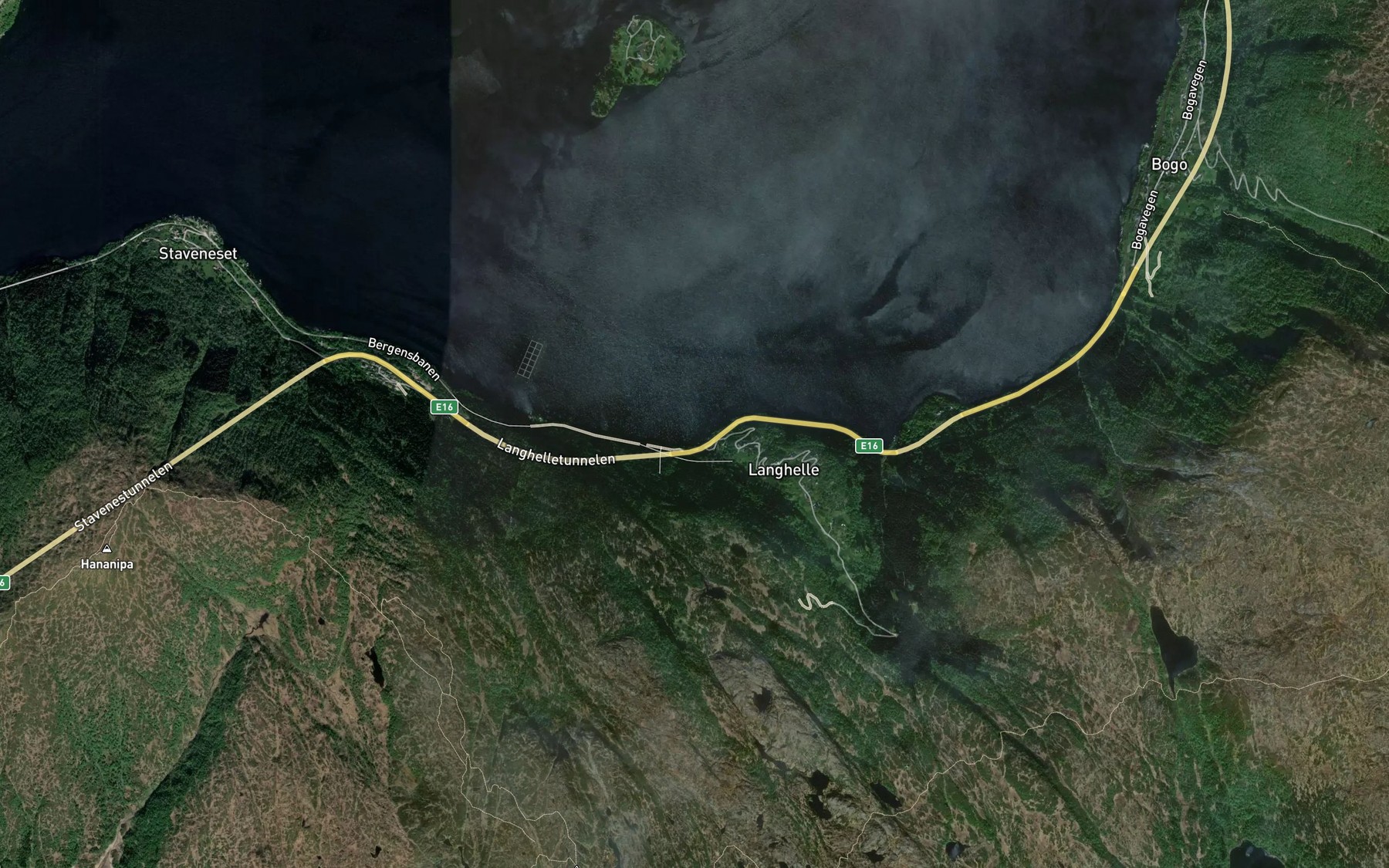 Satellite map of the Sauviki