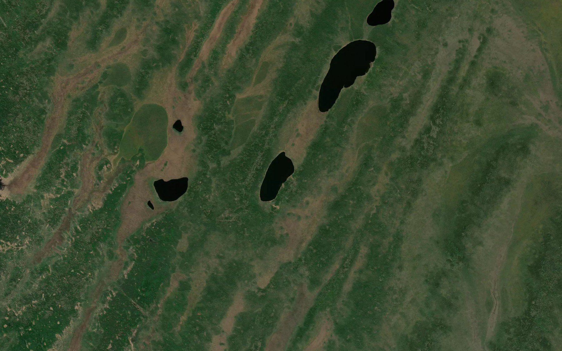 Satellite map of the South Neldin Lake
