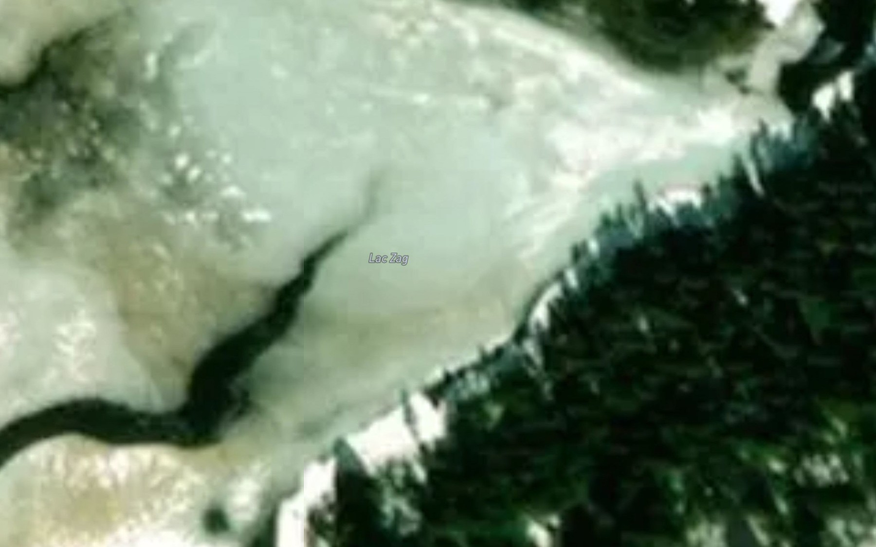 Satellite map of the Lac Zag