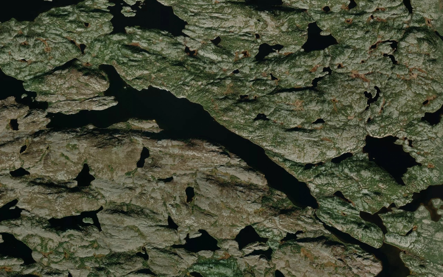 Satellite map of the Lac Mantuwakw