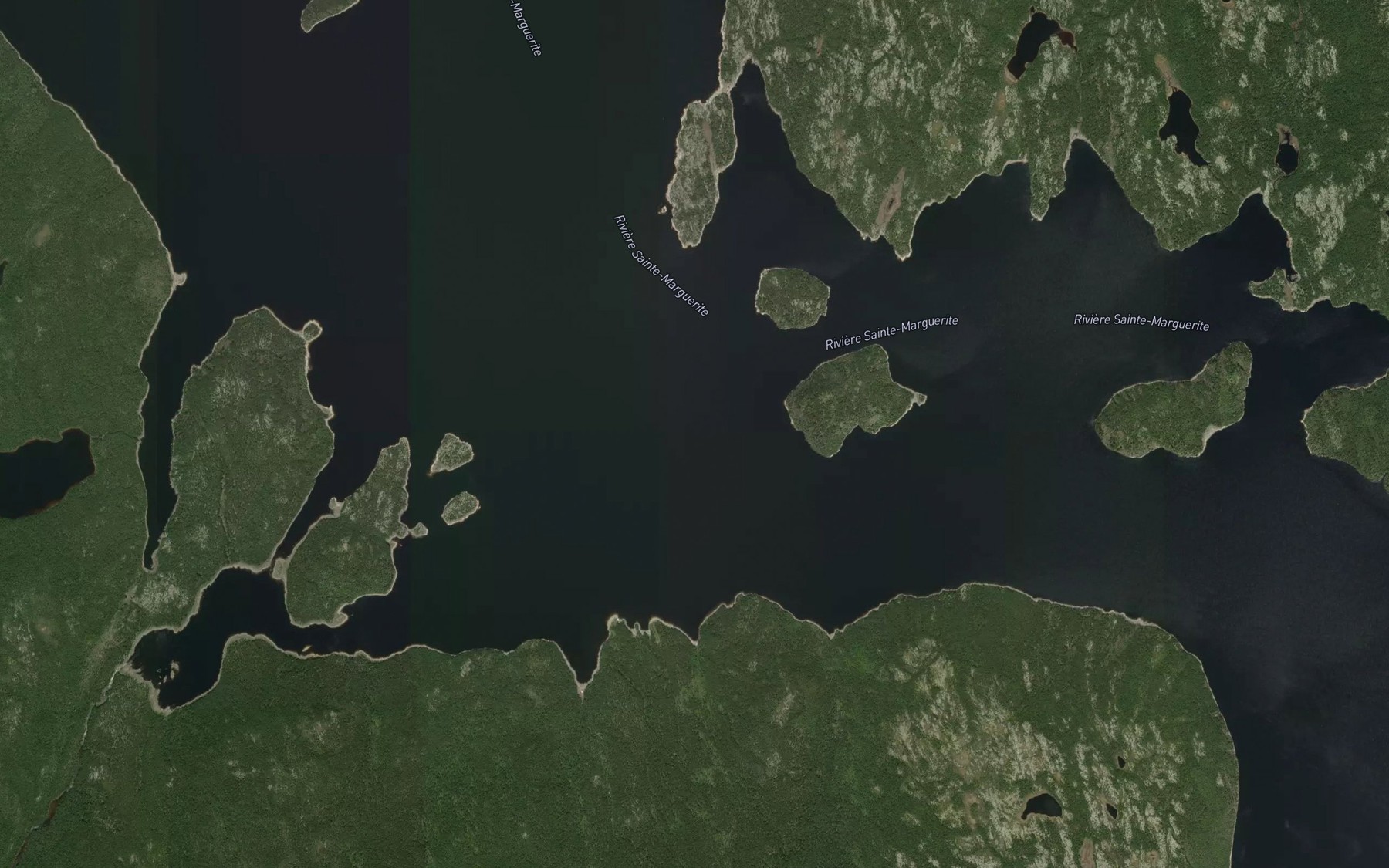 Satellite map of the Riviere du Nireau