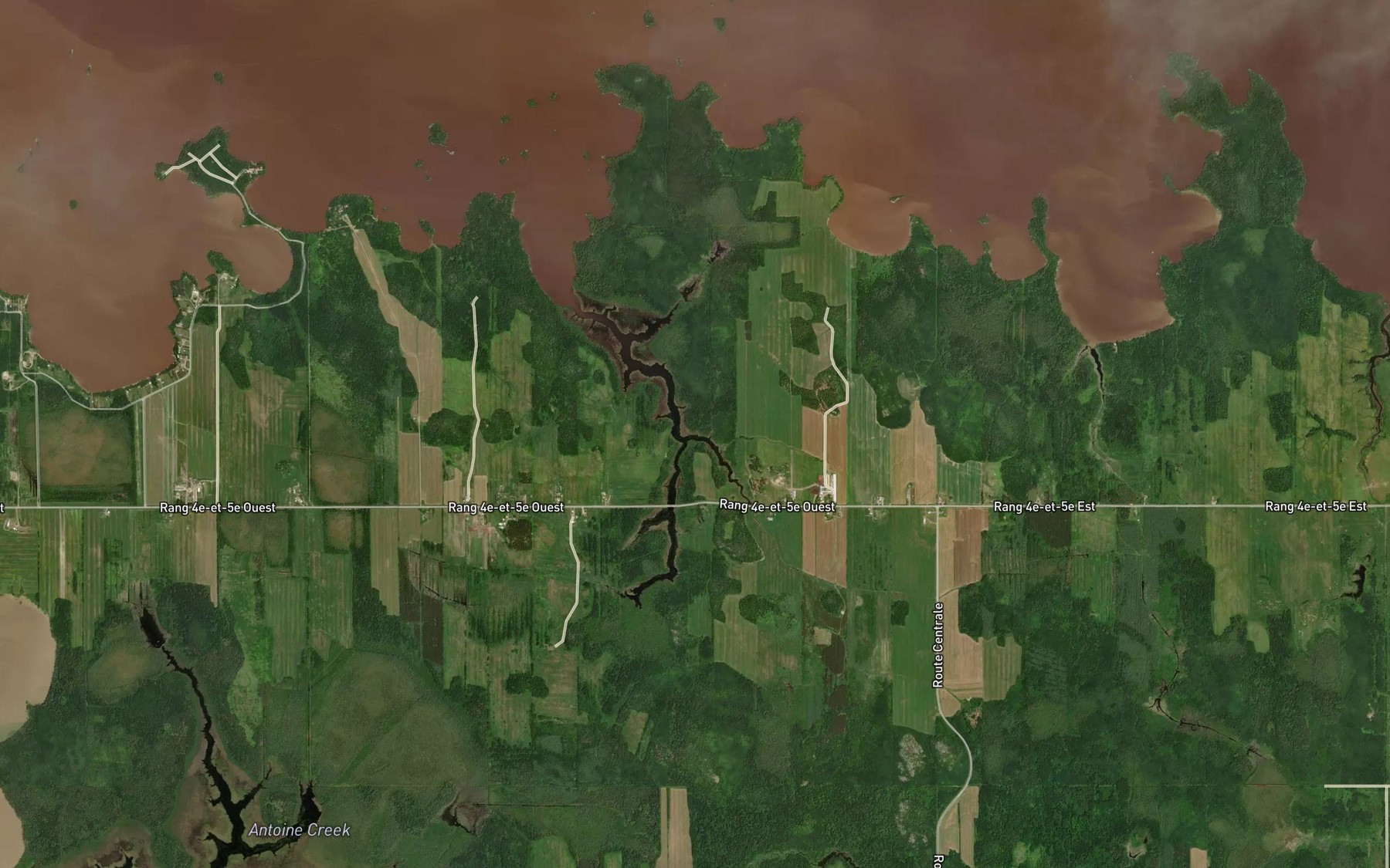 Satellite map of the Cours d'eau Pinard