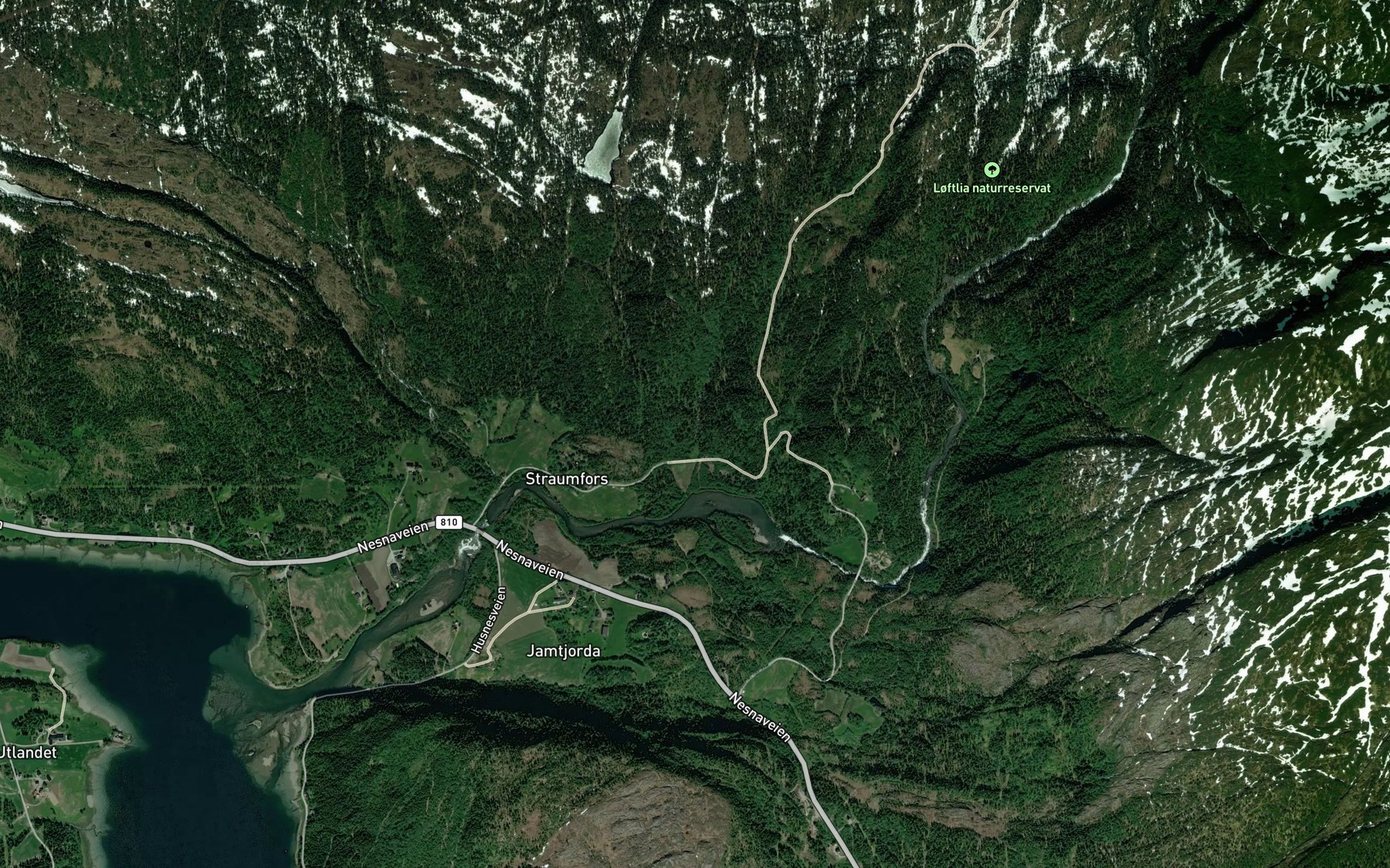 Satellite map of the Engesbekken